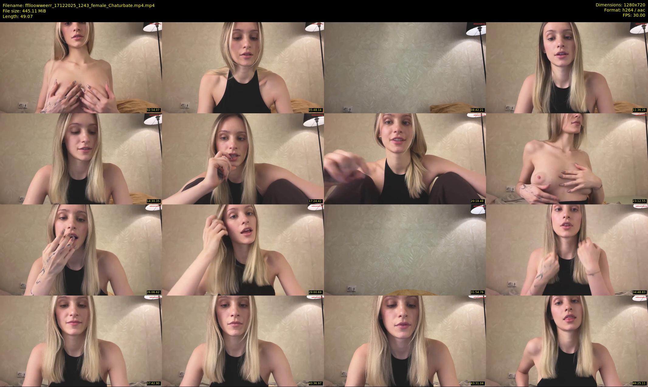 fflloowweerr — 50 minute Chaturbate couple cam show recording, 720p, Dec 17, 2025