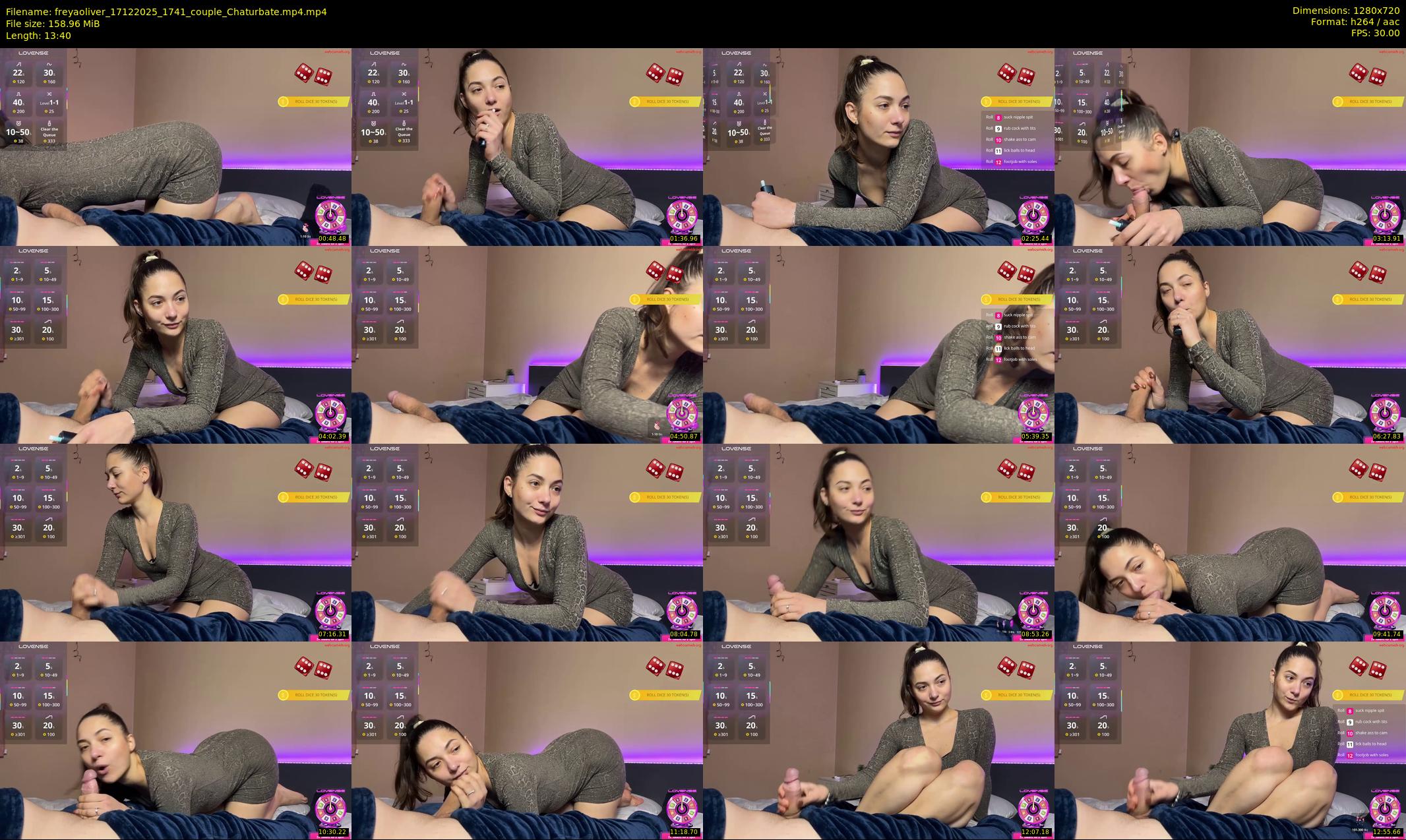 freyaoliver — 14 minute Chaturbate couple cam show recording, 720p, Dec 17, 2025