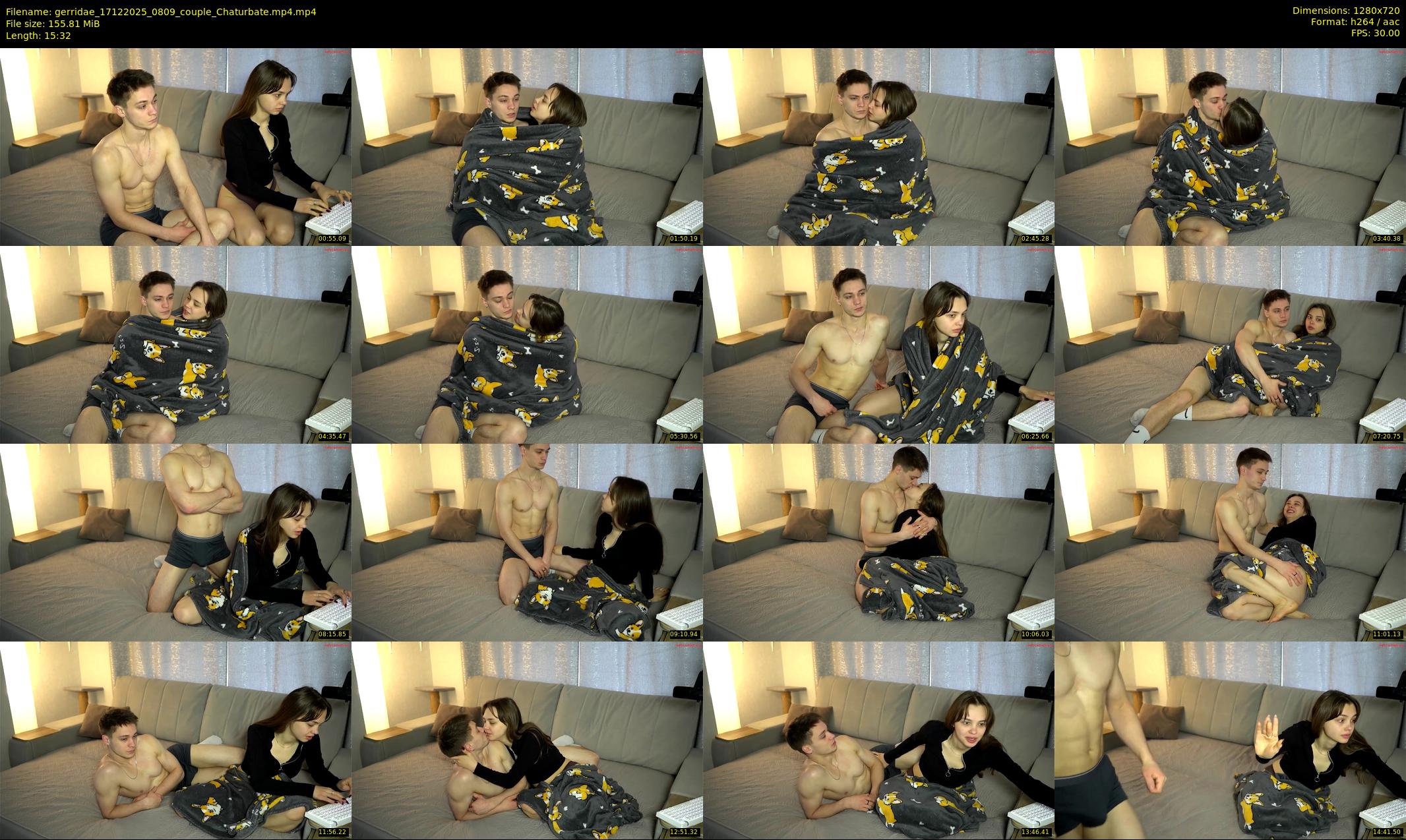 gerridae — 16 minute Chaturbate couple cam show recording, 720p, Dec 17, 2025