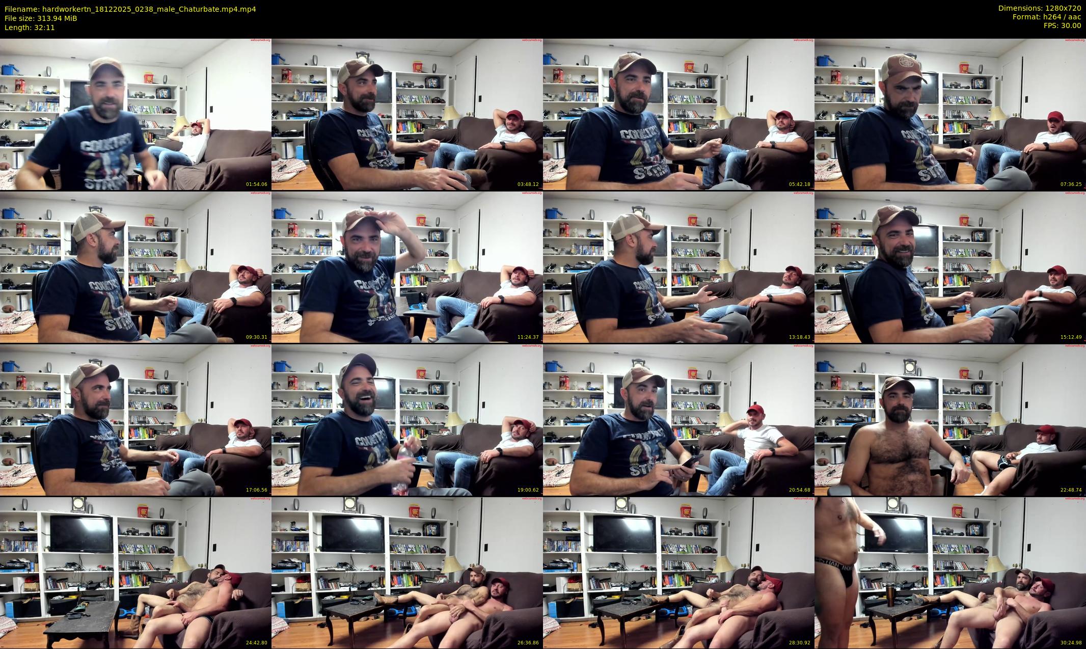 hardworkertn — 33 minute Chaturbate male cam show recording, 720p, Dec 18, 2025