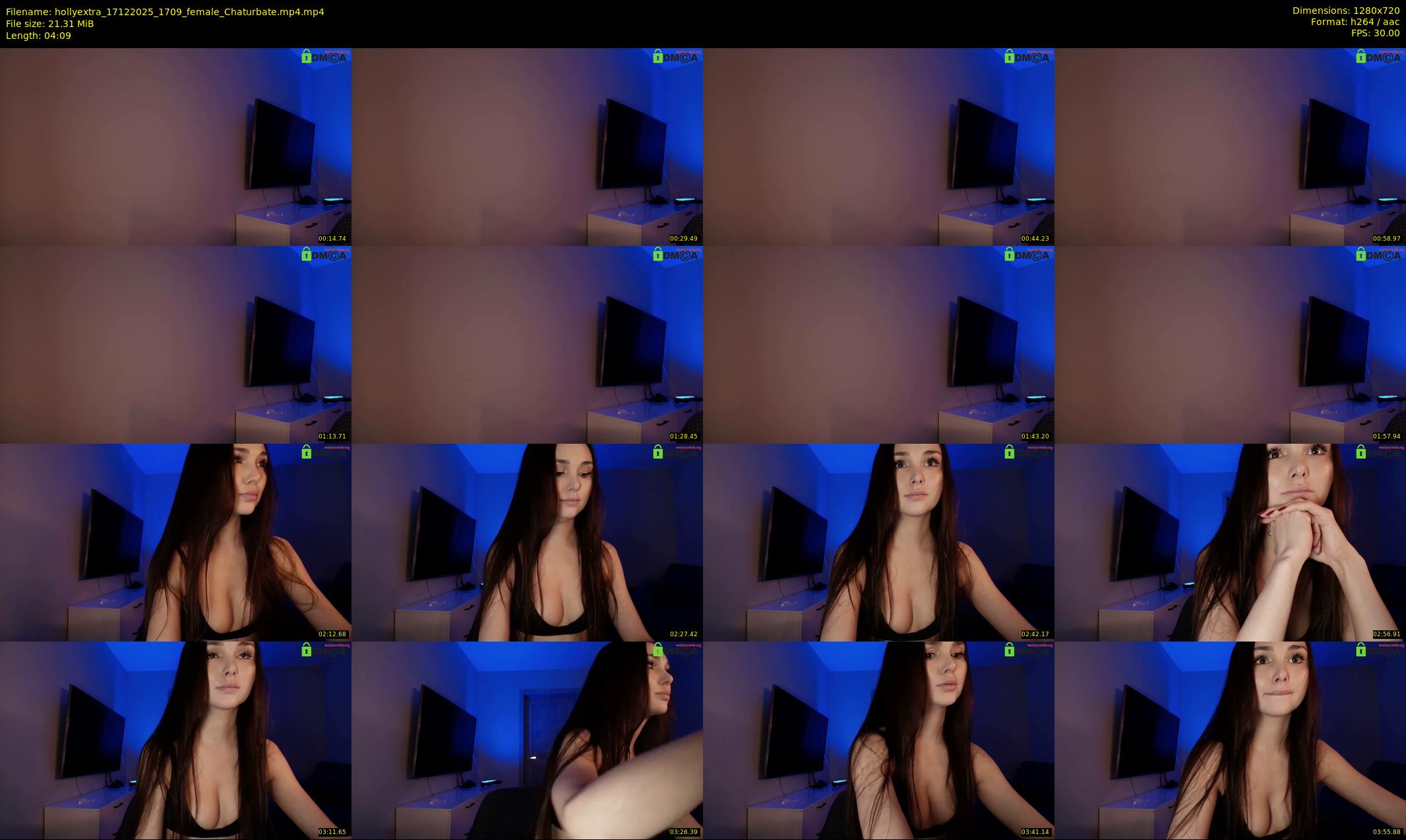 hollyextra — 5 minute Chaturbate female cam show recording, 720p, Dec 17, 2025