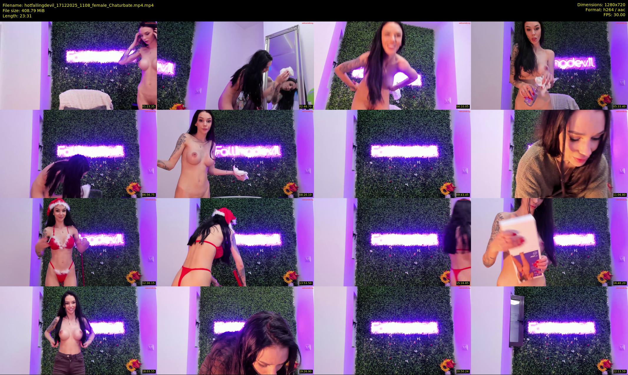 hotfallingdevil — 24 minute Chaturbate female cam show recording, 720p, Dec 17, 2025
