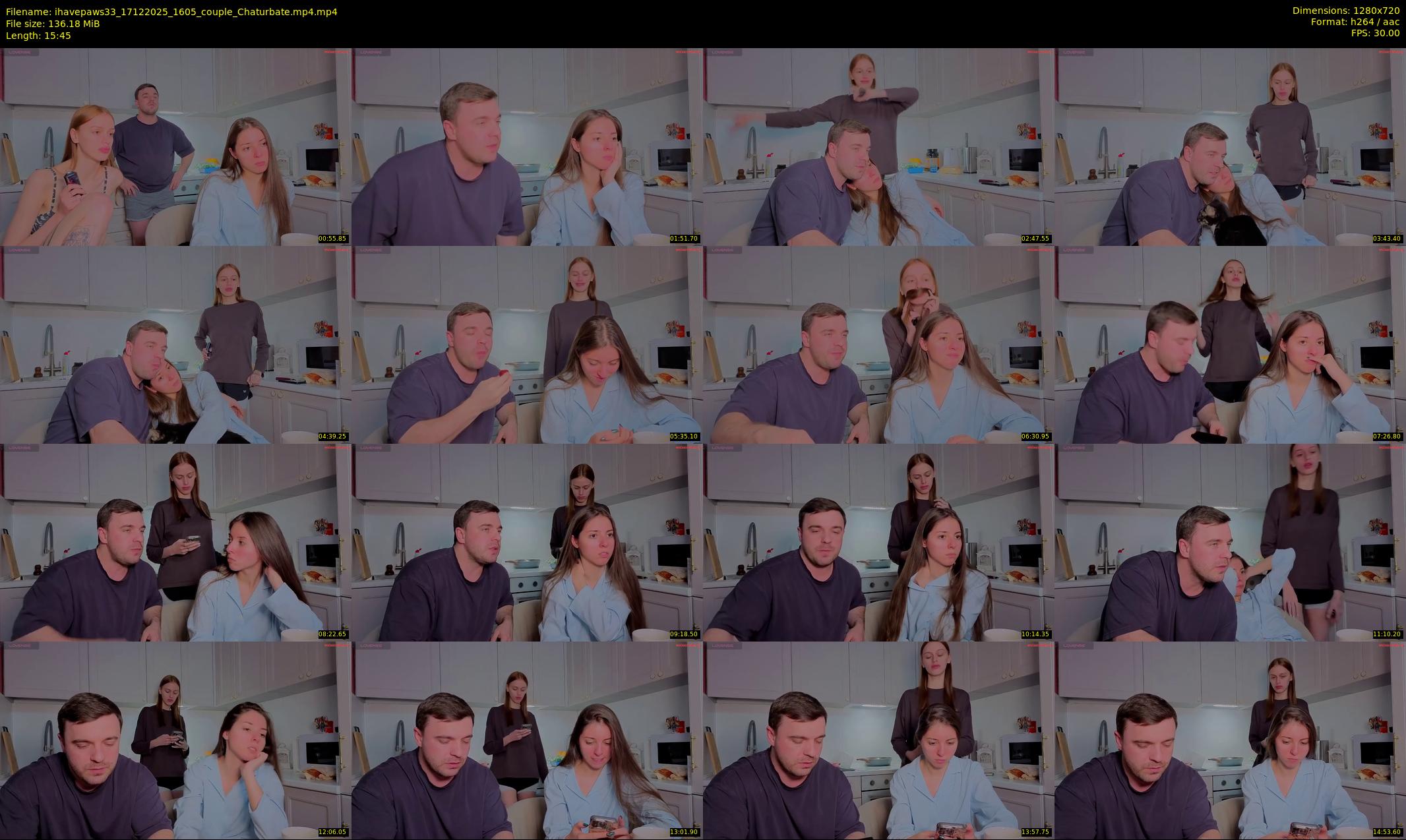 ihavepaws33 — 16 minute Chaturbate couple cam show recording, 720p, Dec 17, 2025