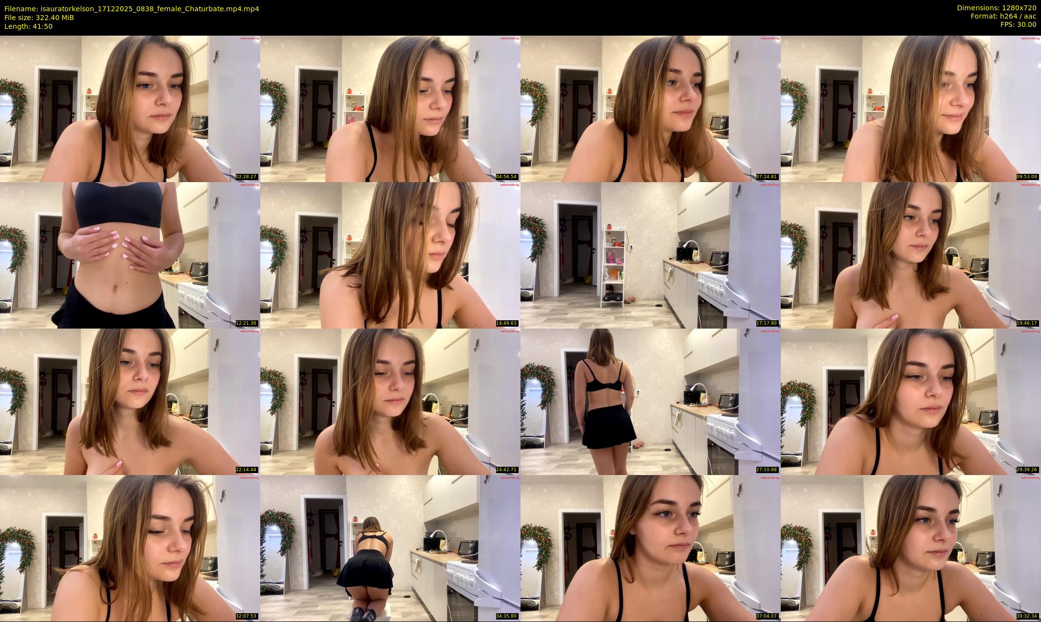 isauratorkelson — 42 minute Chaturbate female cam show recording, 720p, Dec 17, 2025