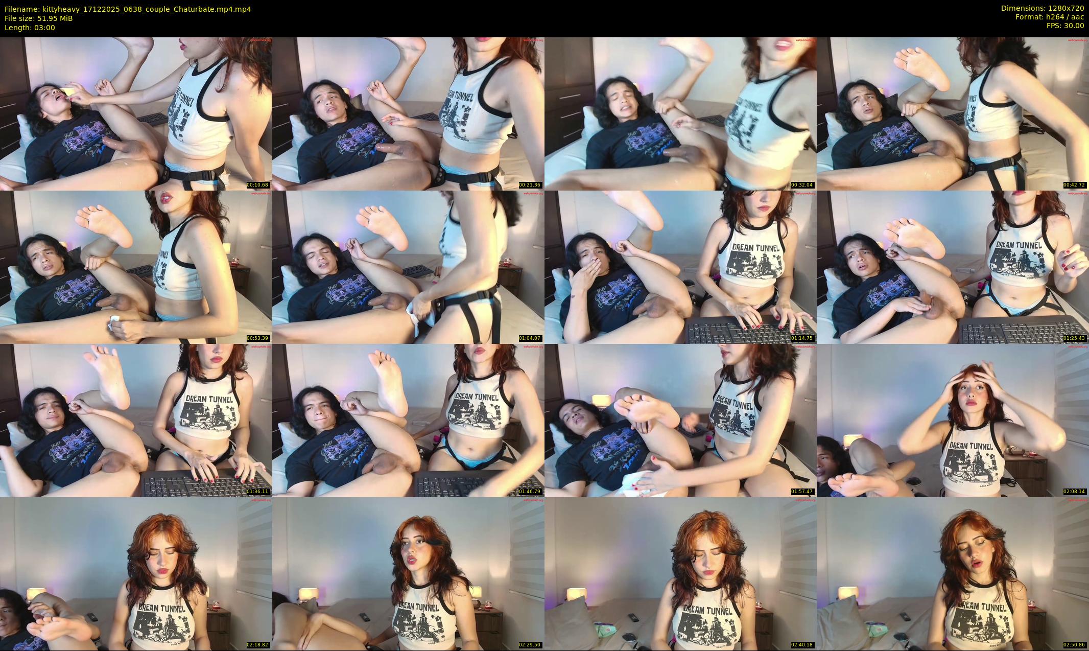 kittyheavy — 3 minute Chaturbate couple cam show recording, 720p, Dec 17, 2025