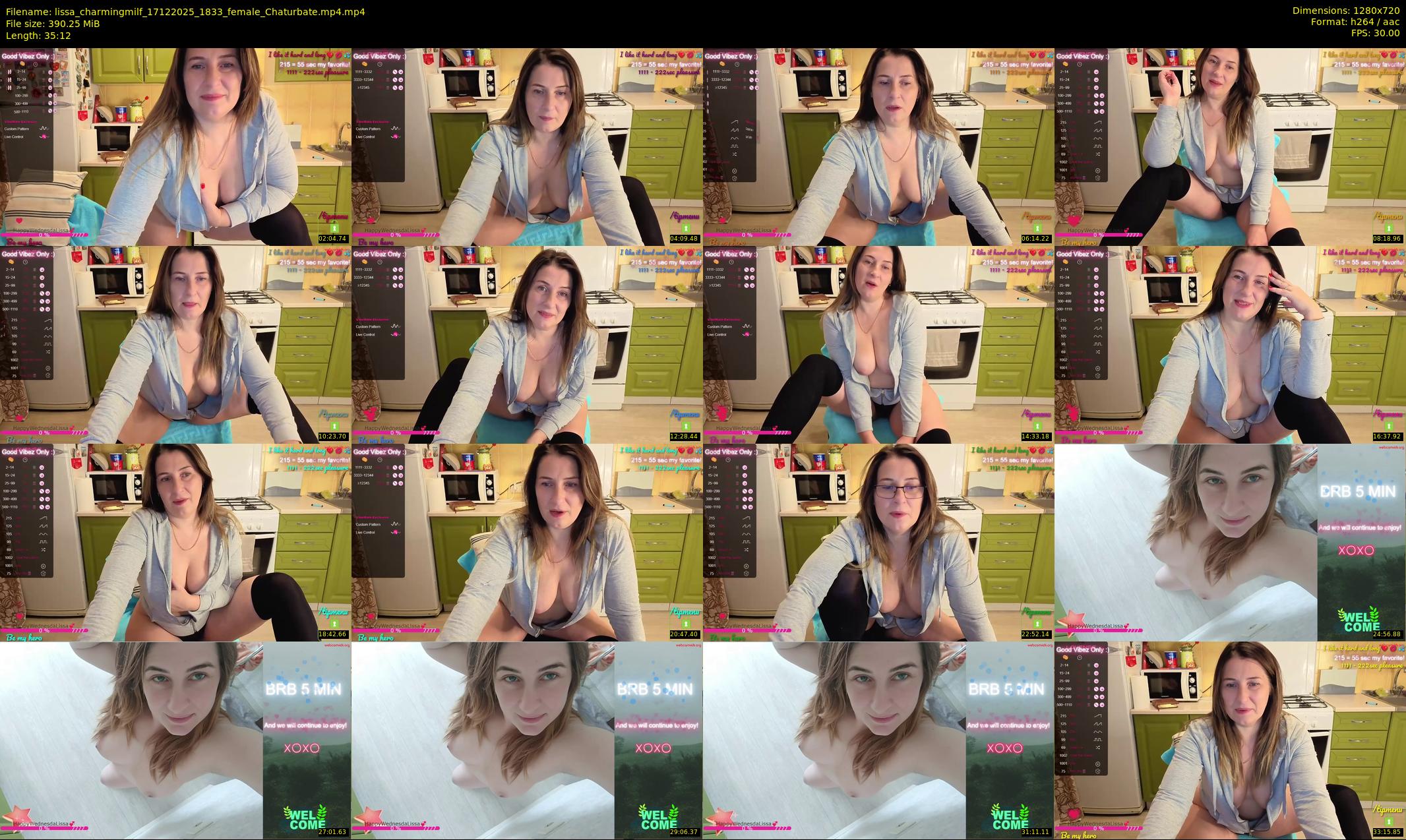 lissa_charmingmilf — 36 minute Chaturbate female cam show recording, 720p, Dec 17, 2025