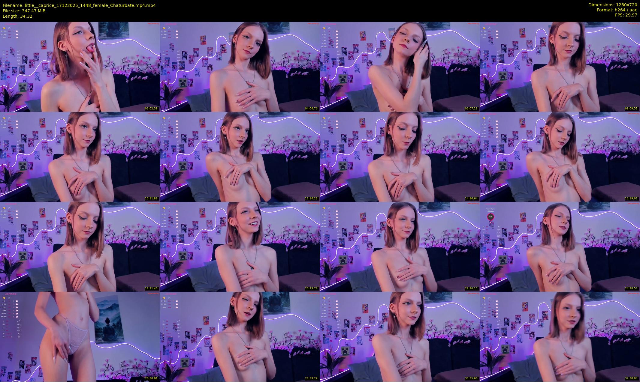 little__caprice — 35 minute Chaturbate female cam show recording, 720p, Dec 17, 2025