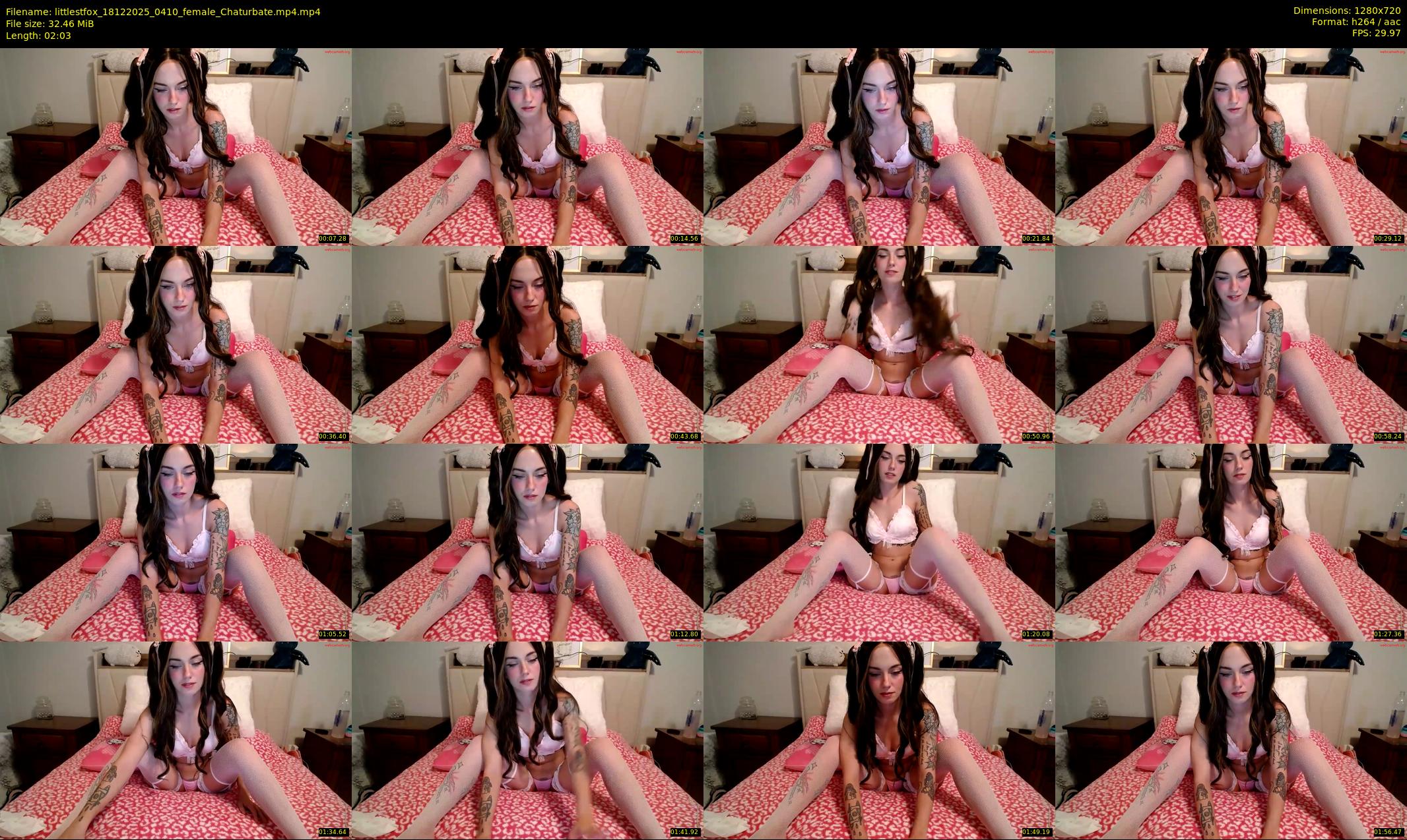littlestfox — 3 minute Chaturbate female cam show recording, 720p, Dec 18, 2025