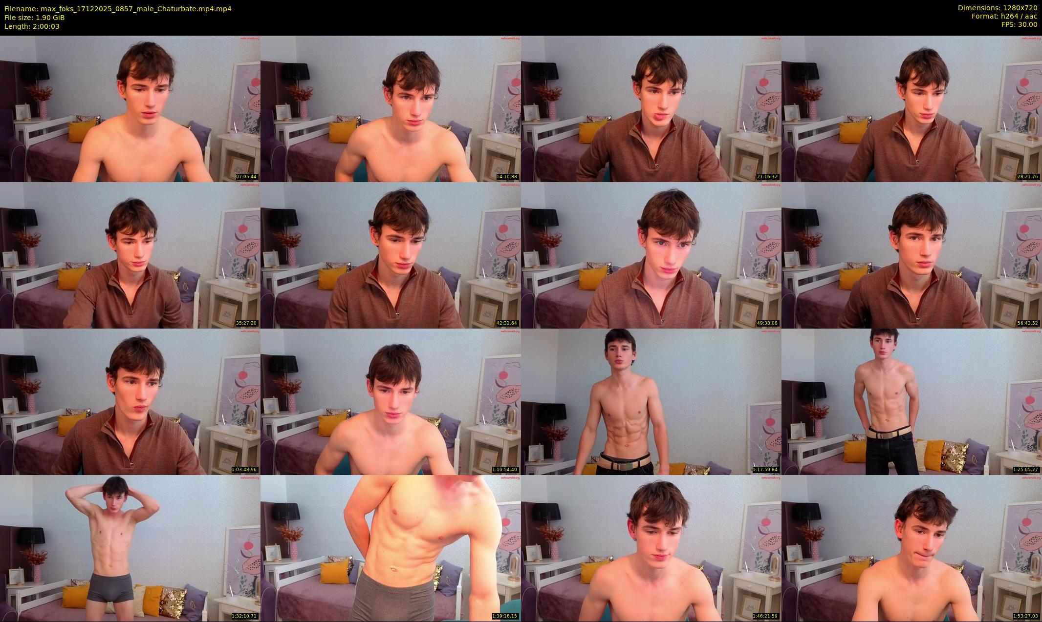 max_foks — 121 minute Chaturbate male cam show recording, 720p, Dec 17, 2025