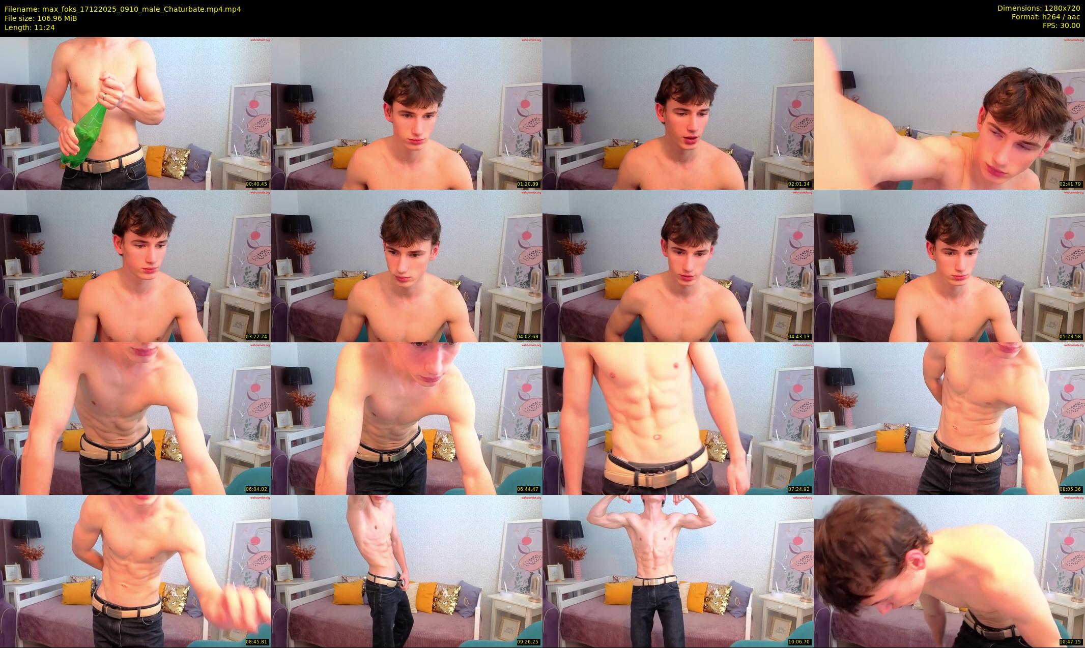max_foks — 12 minute Chaturbate male cam show recording, 720p, Dec 17, 2025