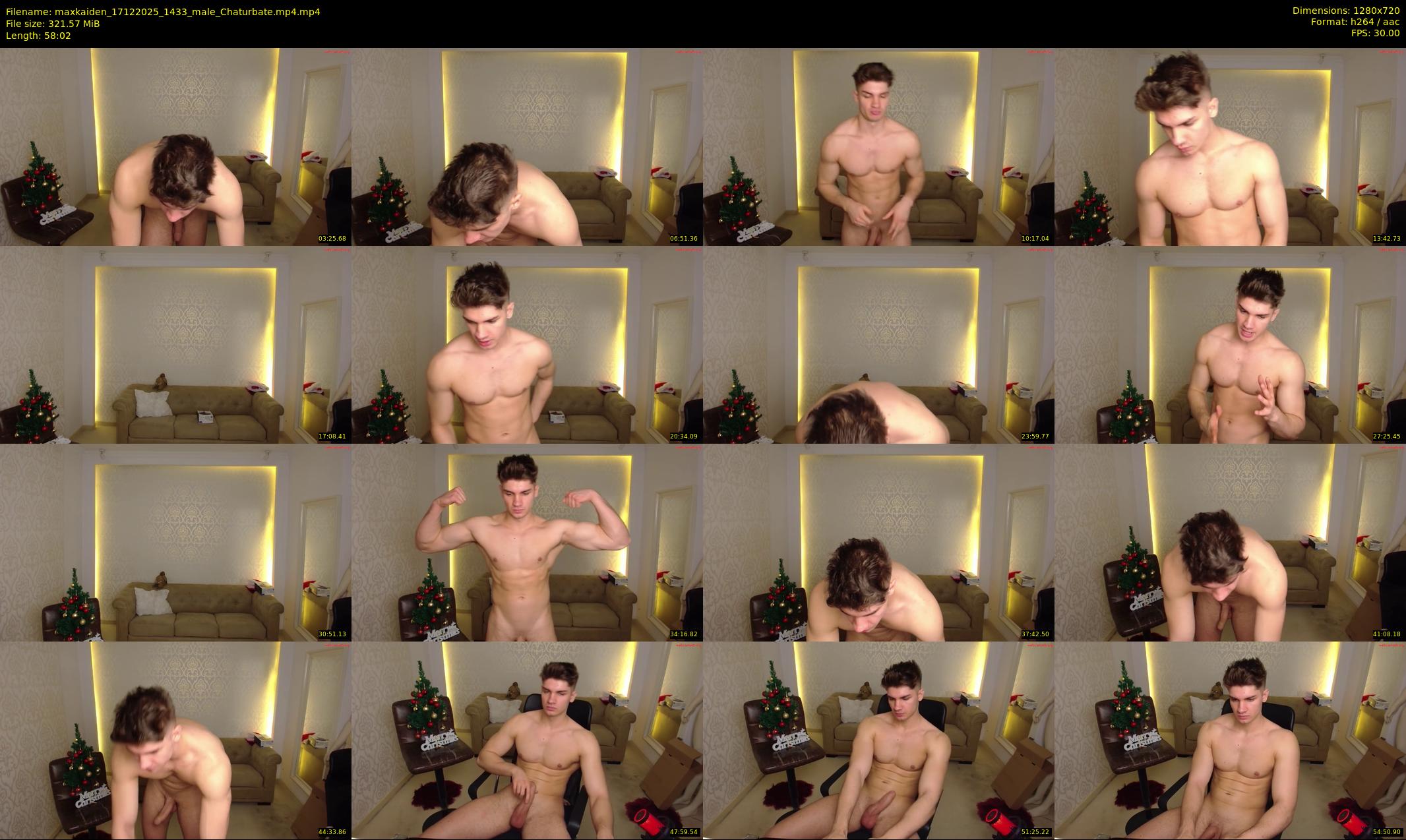 maxkaiden — 59 minute Chaturbate male cam show recording, 720p, Dec 17, 2025