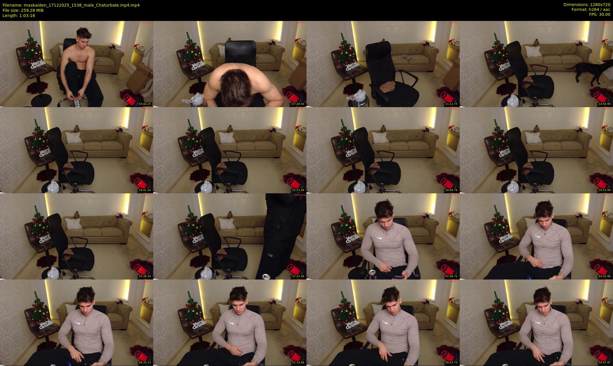 maxkaiden — 64 minute Chaturbate male cam show recording, 720p, Dec 17, 2025