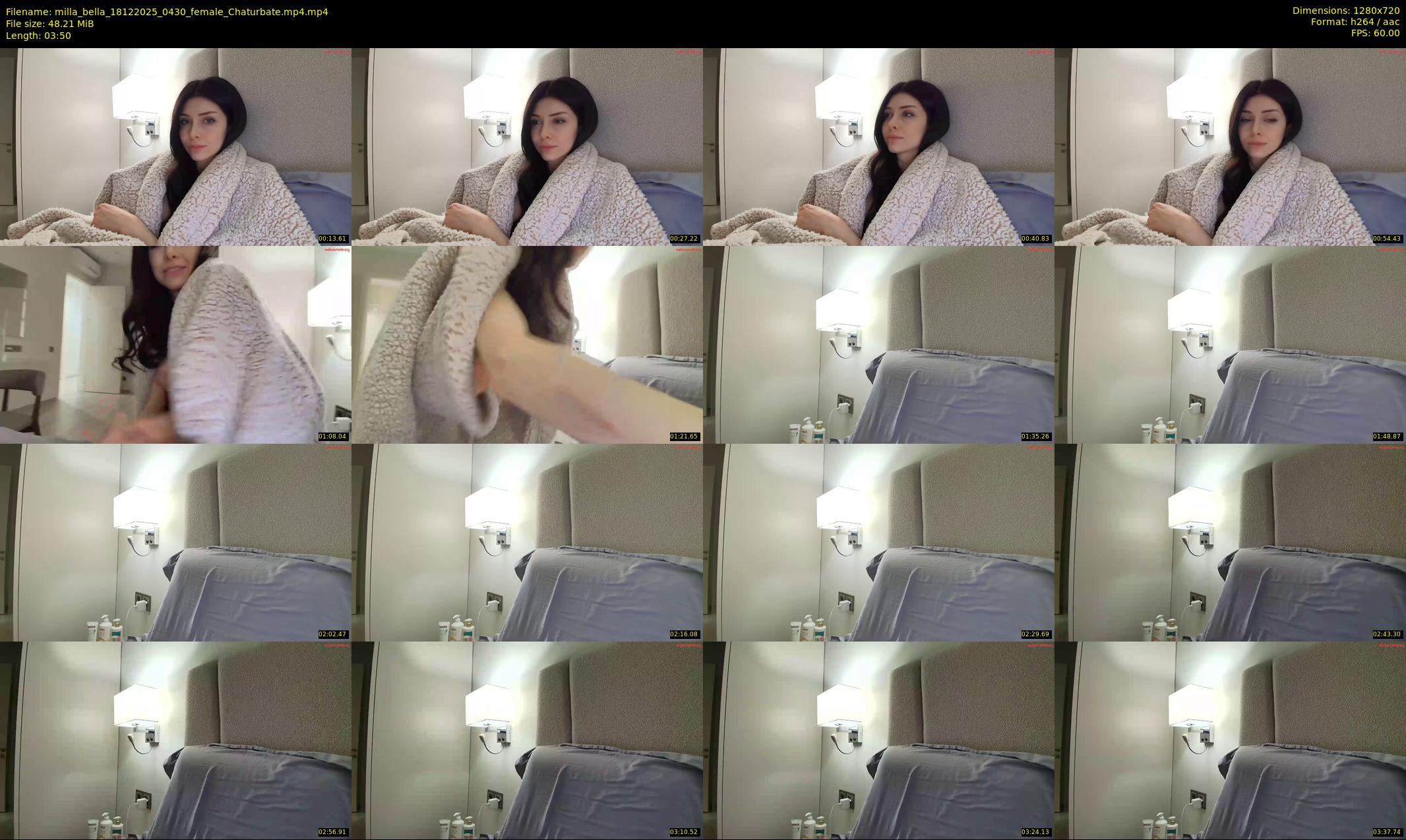 milla_bella — 4 minute Chaturbate female cam show recording, 720p, Dec 18, 2025