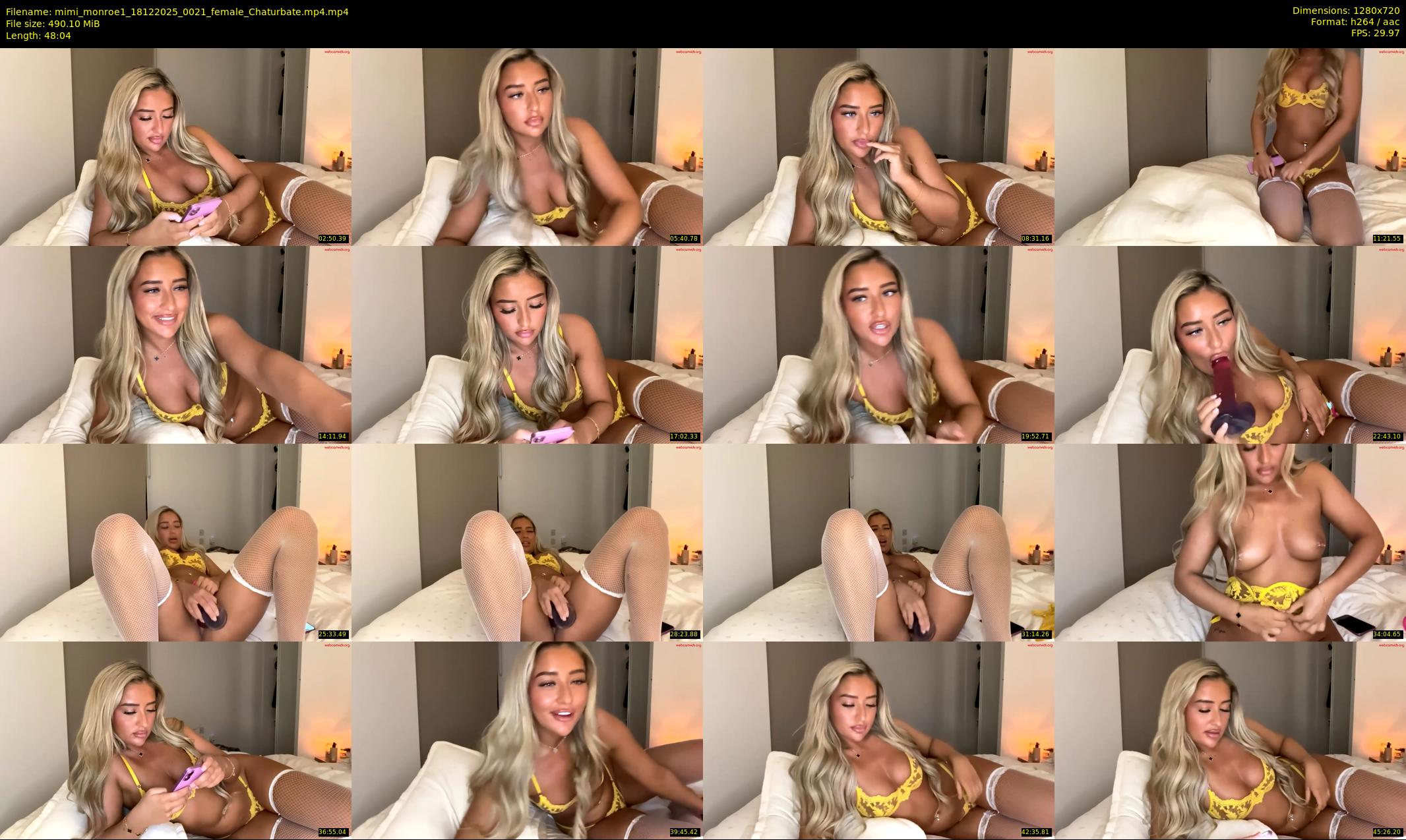 mimi_monroe1 — 49 minute Chaturbate female cam show recording, 720p, Dec 18, 2025