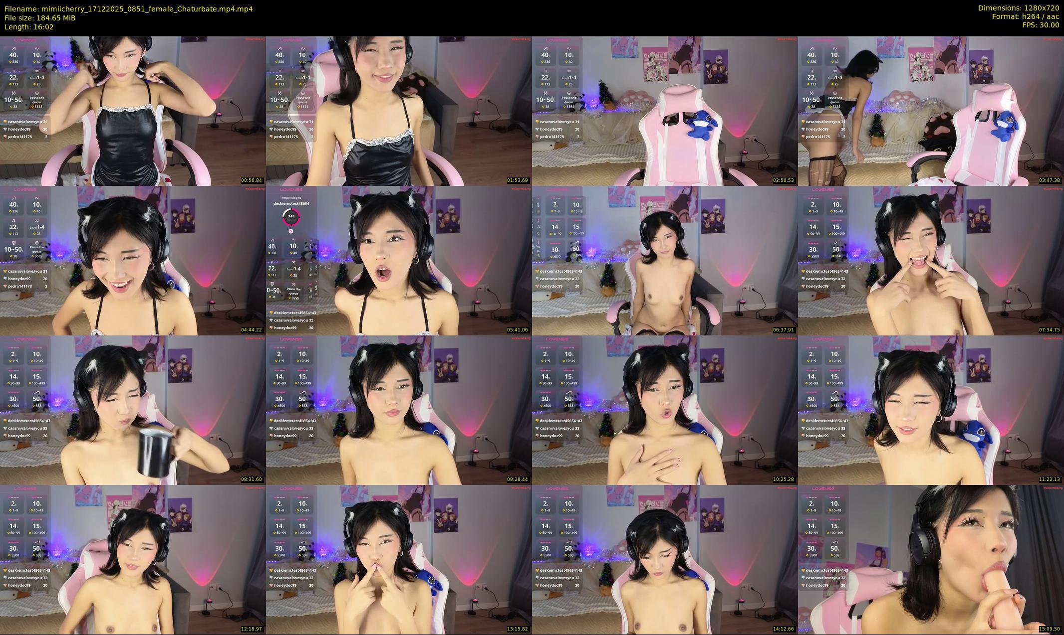 mimiicherry — 17 minute Chaturbate female cam show recording, 720p, Dec 17, 2025