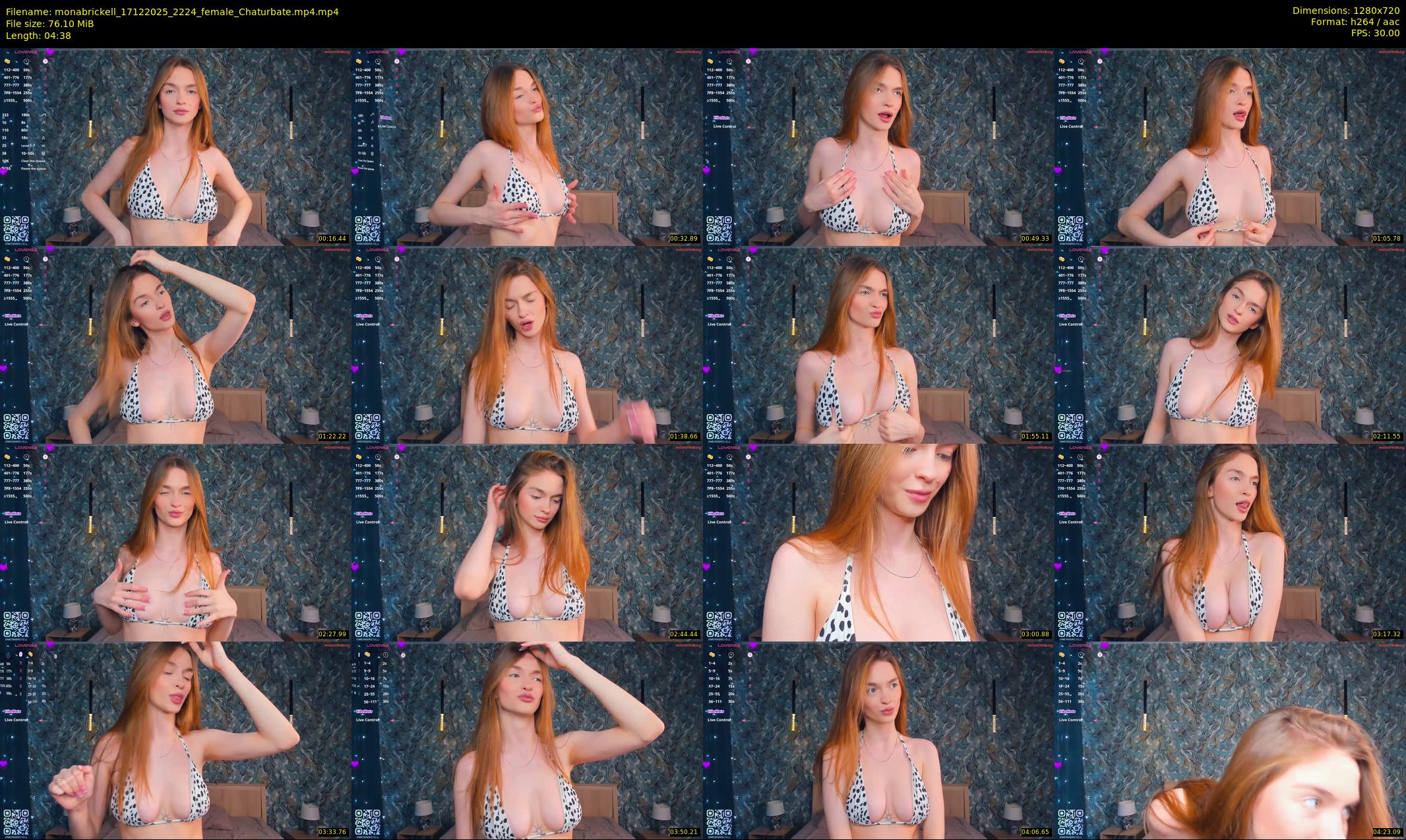 monabrickell — 5 minute Chaturbate female cam show recording, 720p, Dec 17, 2025