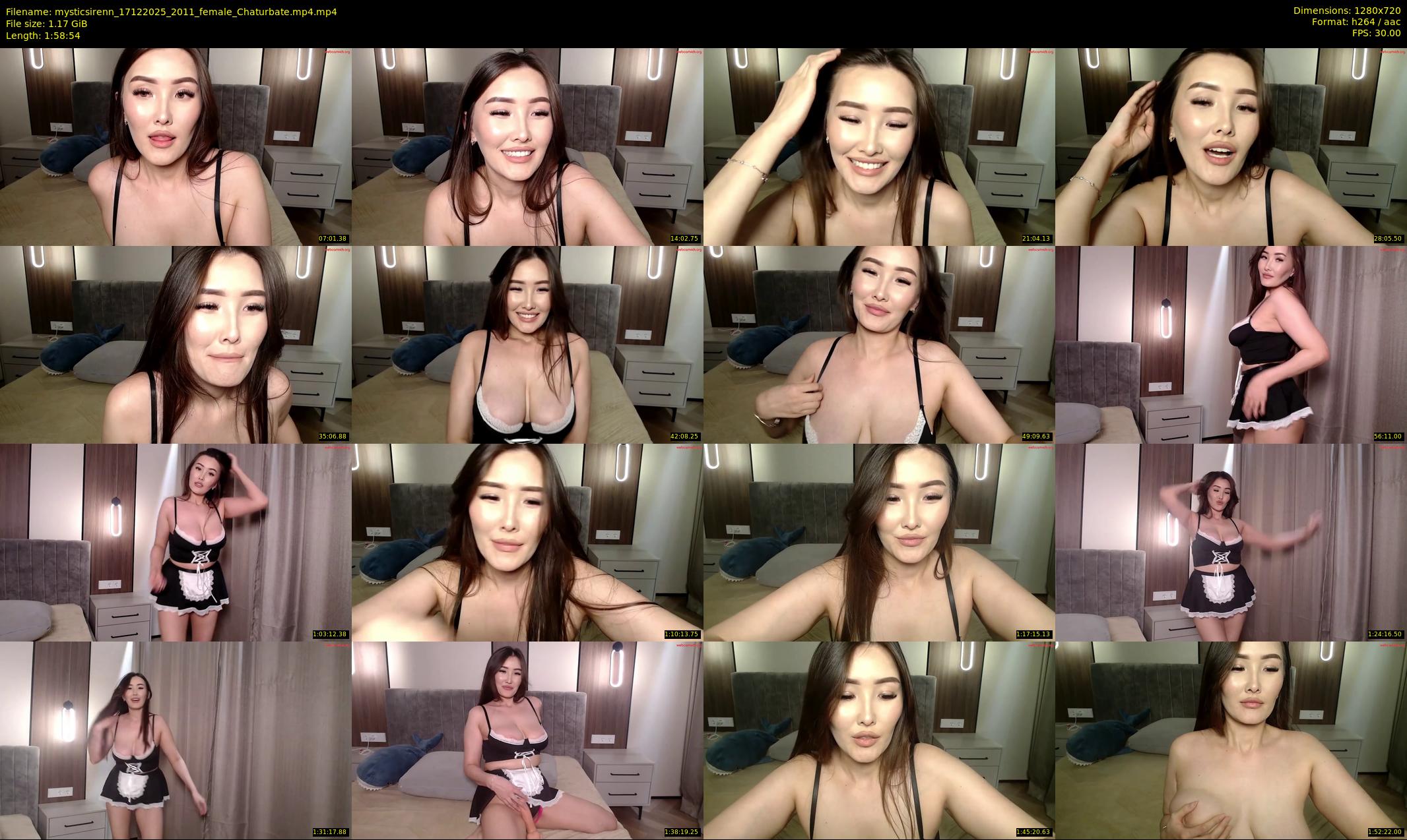 mysticsirenn — 119 minute Chaturbate female cam show recording, 720p, Dec 17, 2025