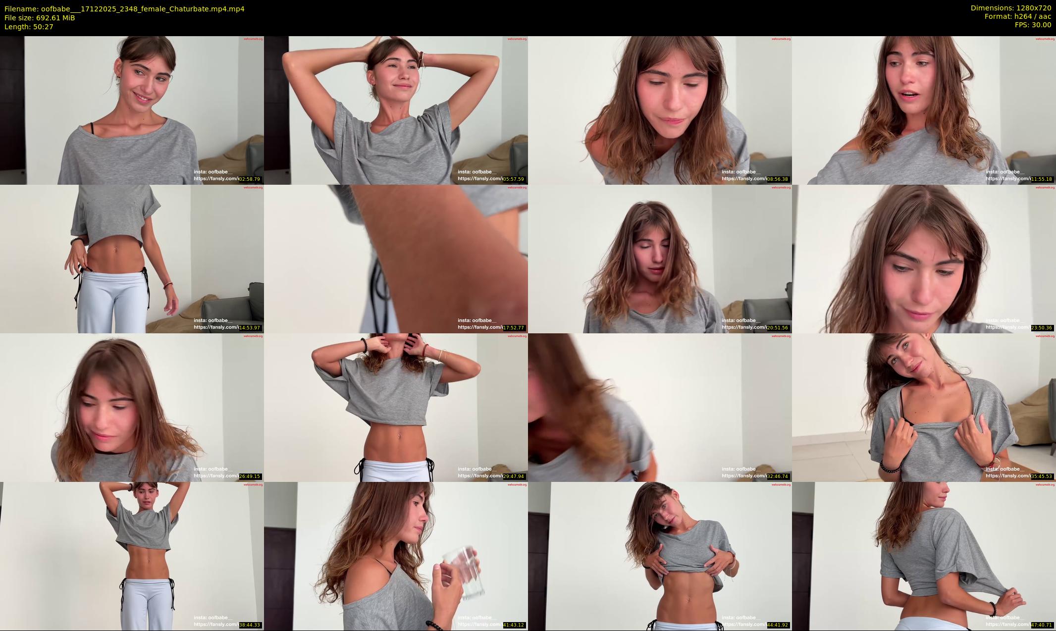 oofbabe__ — 51 minute Chaturbate female cam show recording, 720p, Dec 17, 2025