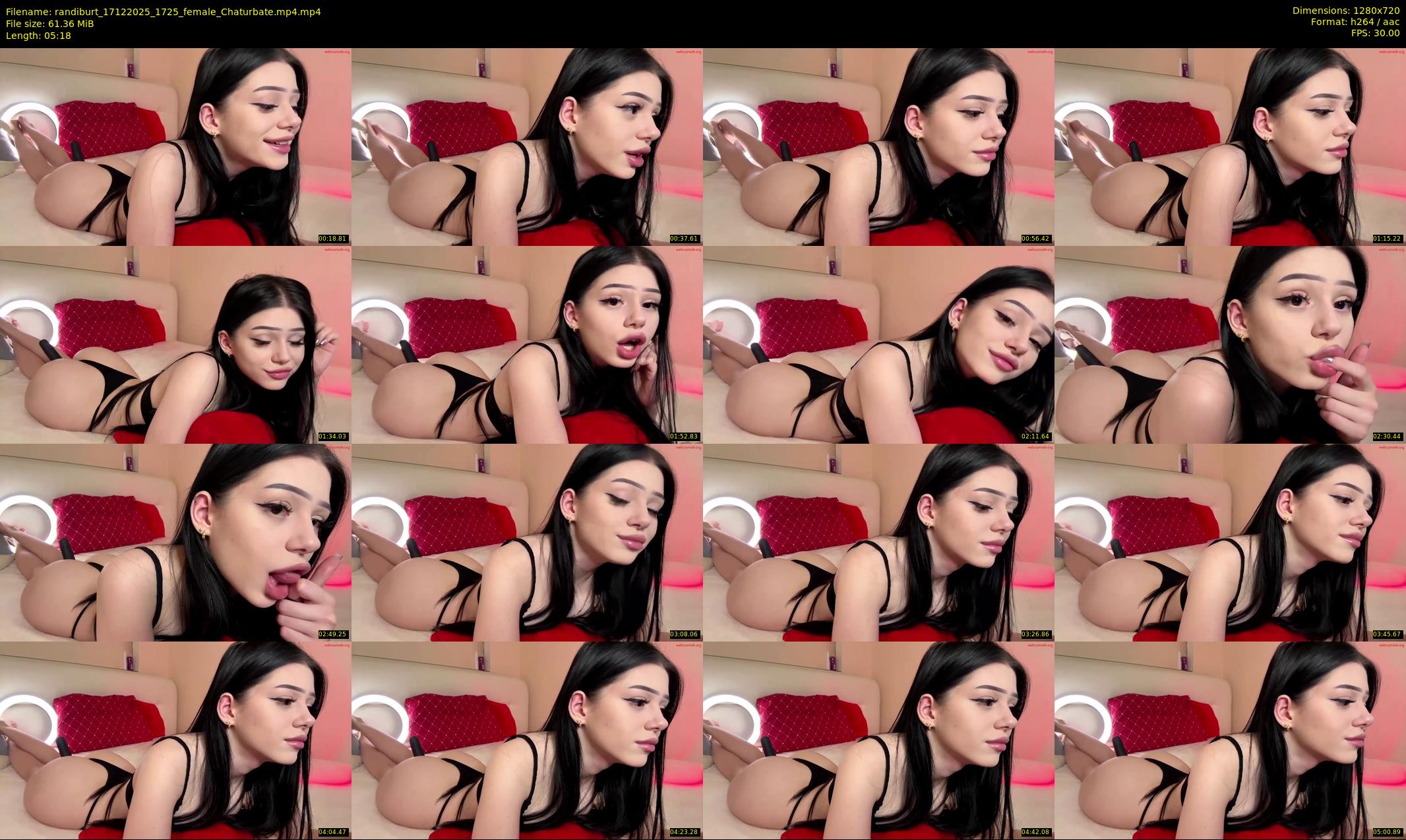 randiburt — 6 minute Chaturbate female cam show recording, 720p, Dec 17, 2025