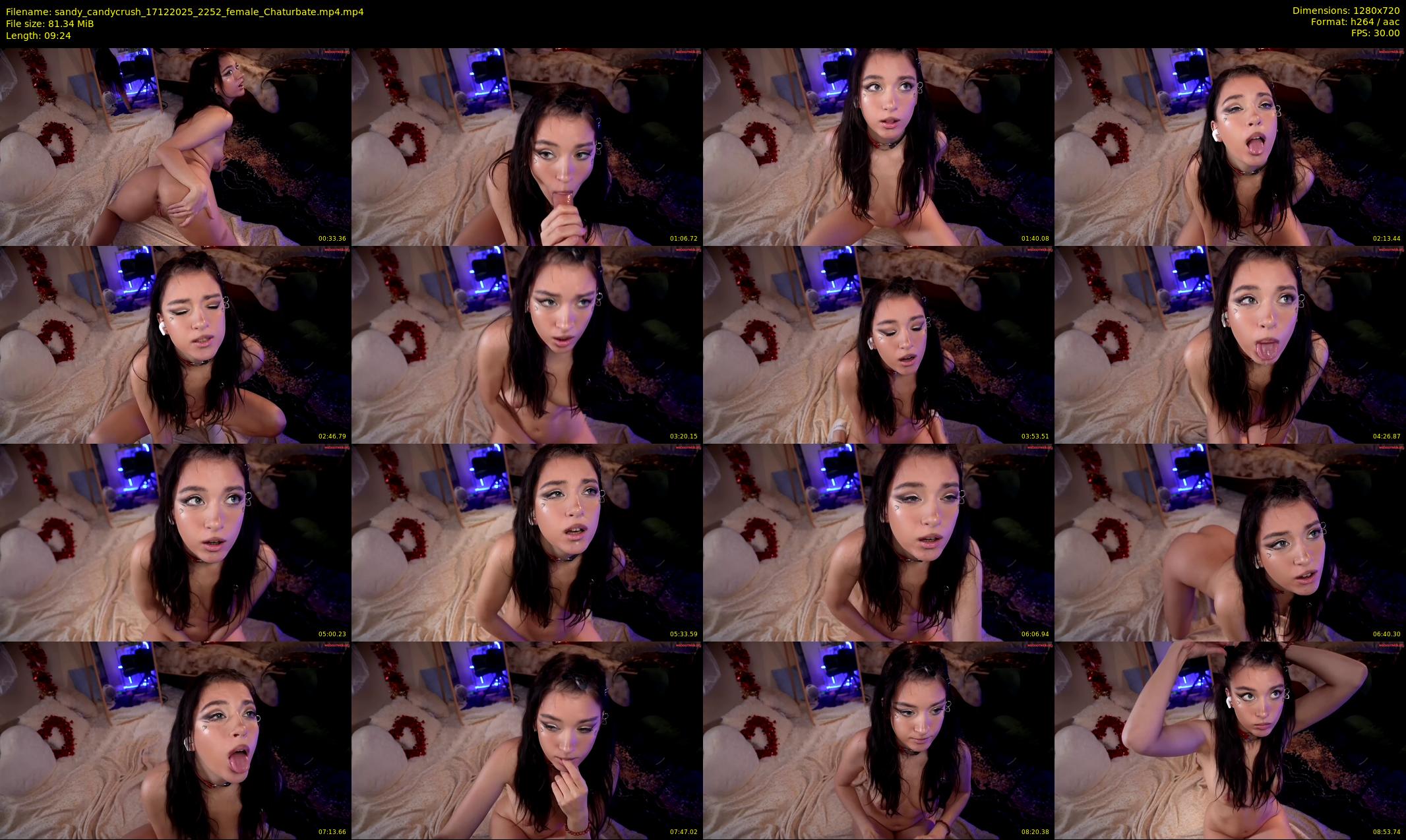 sandy_candycrush — 10 minute Chaturbate female cam show recording, 720p, Dec 17, 2025
