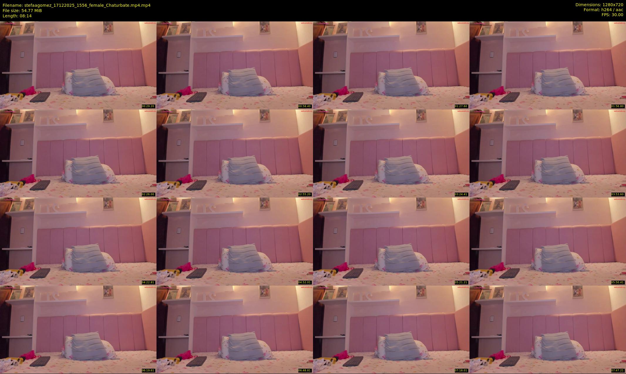 stefaagomez — 9 minute Chaturbate female cam show recording, 720p, Dec 17, 2025