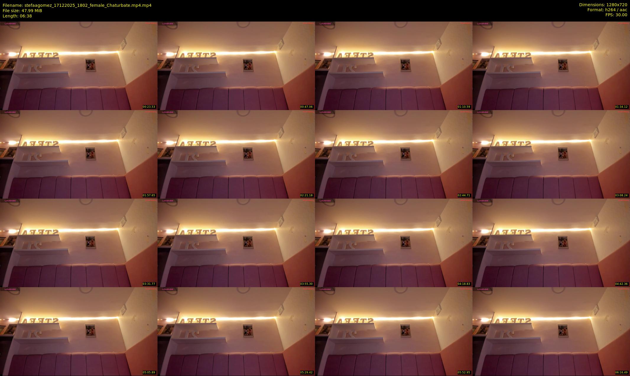 stefaagomez — 7 minute Chaturbate female cam show recording, 720p, Dec 17, 2025