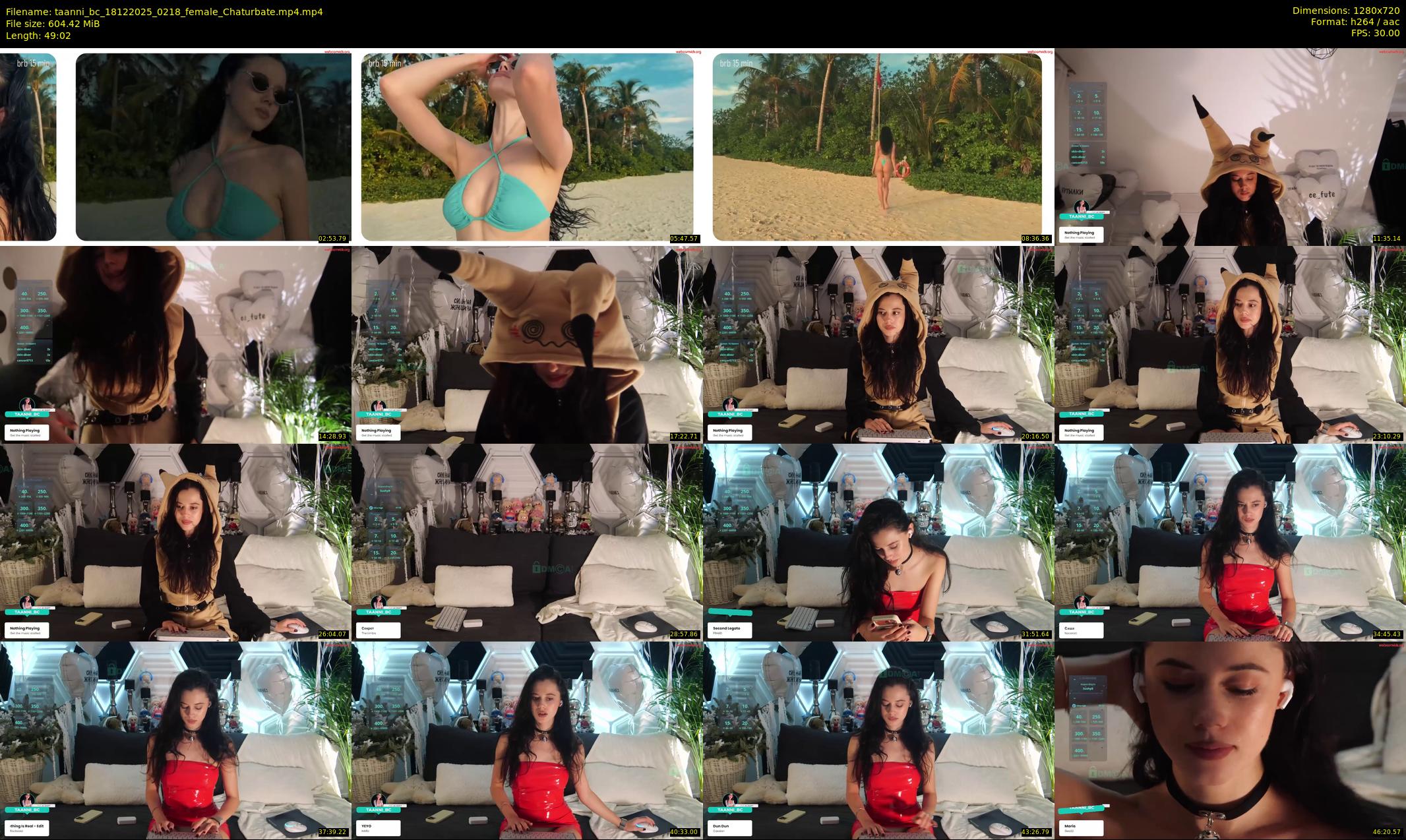 taanni_bc — 50 minute Chaturbate female cam show recording, 720p, Dec 18, 2025