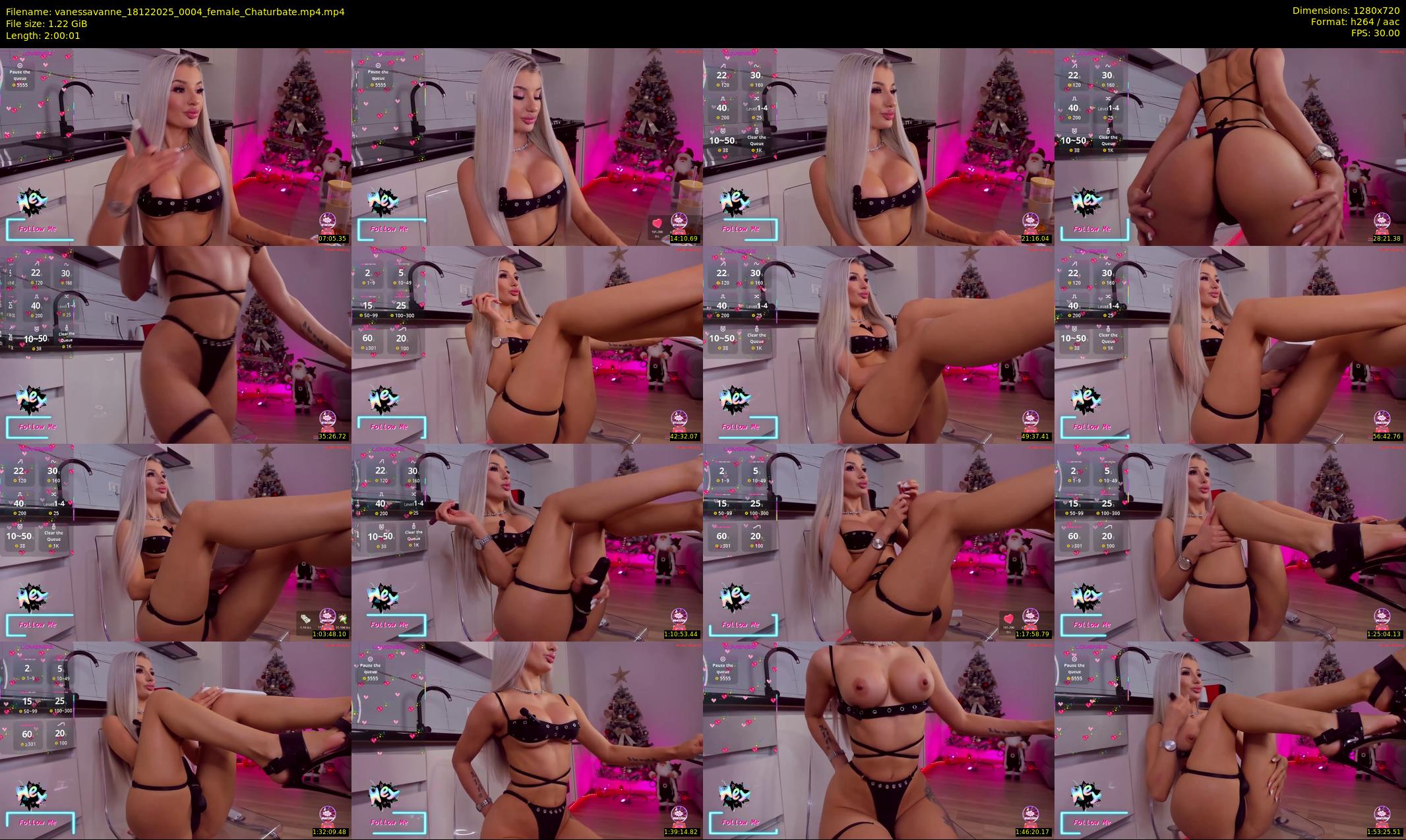 vanessavanne — 121 minute Chaturbate female cam show recording, 720p, Dec 18, 2025