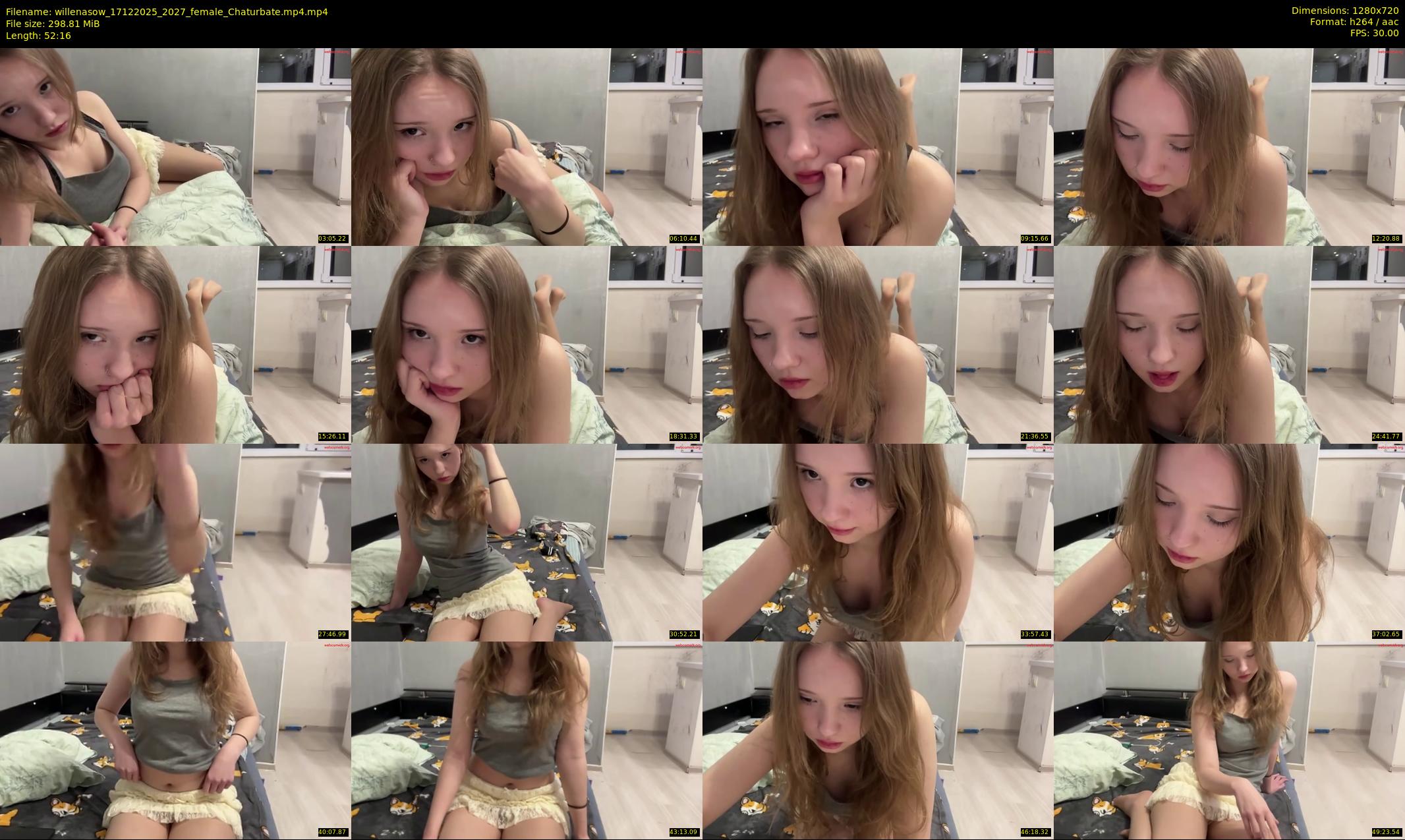 willenasow — 53 minute Chaturbate female cam show recording, 720p, Dec 17, 2025