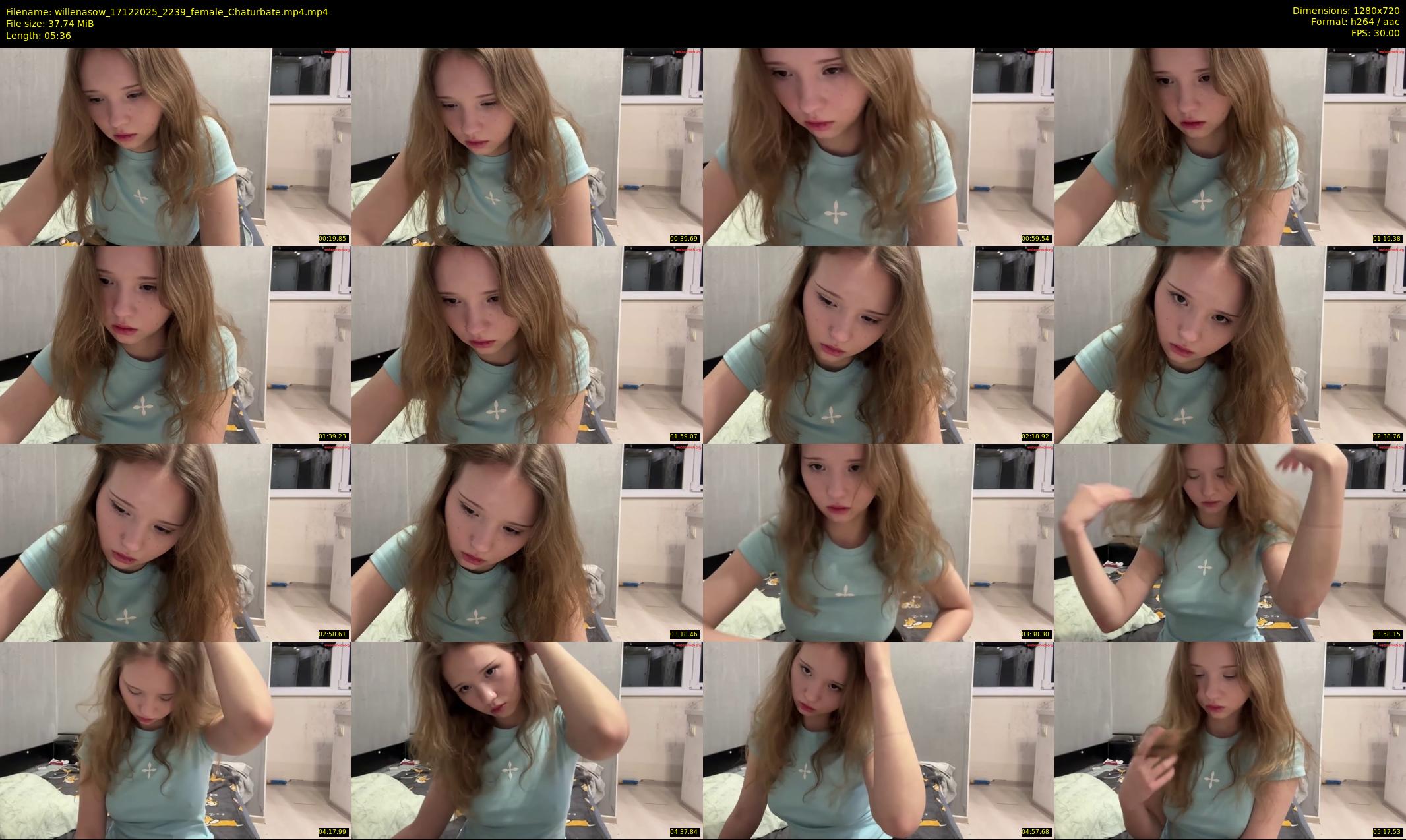 willenasow — 6 minute Chaturbate female cam show recording, 720p, Dec 17, 2025
