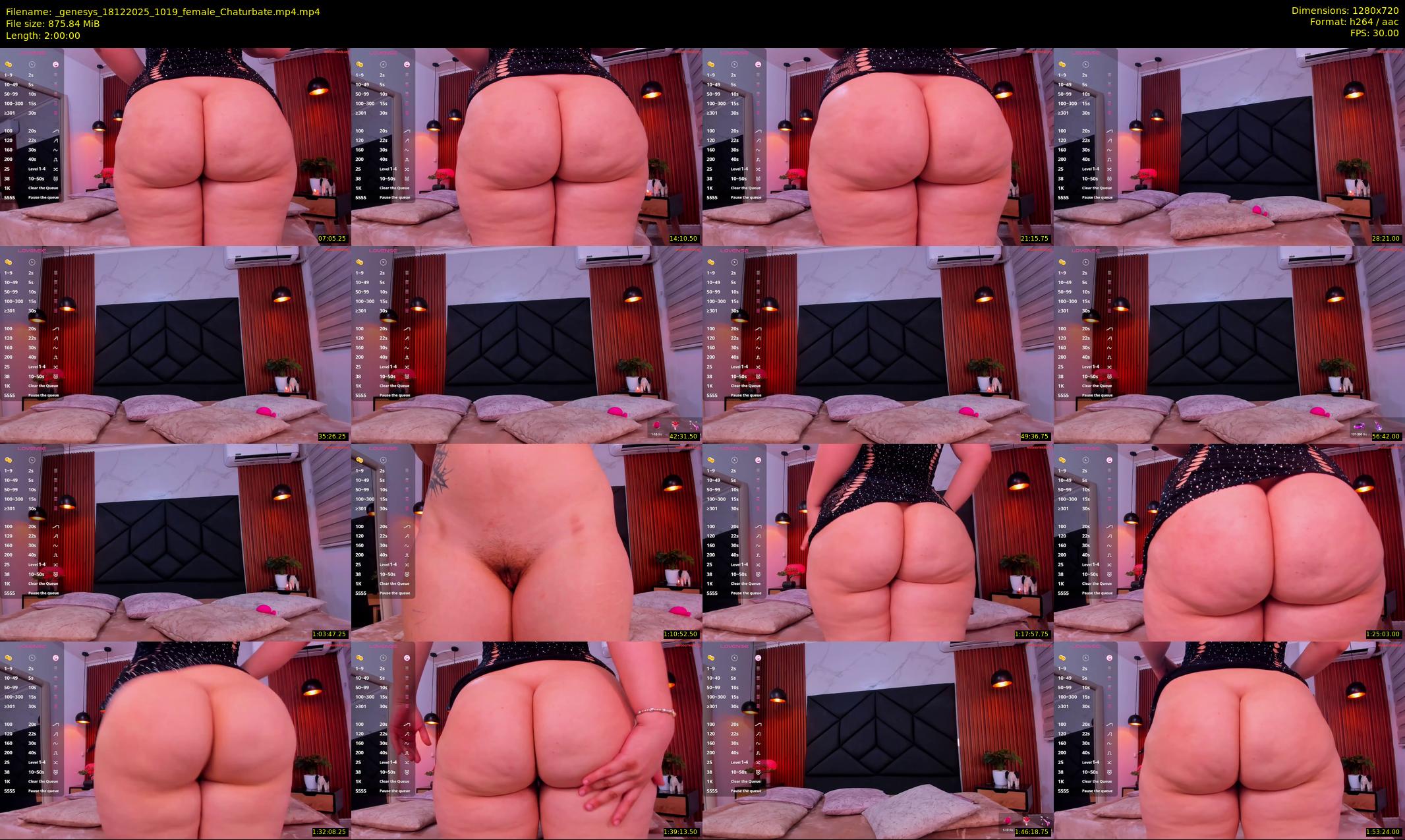 _genesys — 120 minute Chaturbate female cam show recording, 720p, Dec 18, 2025