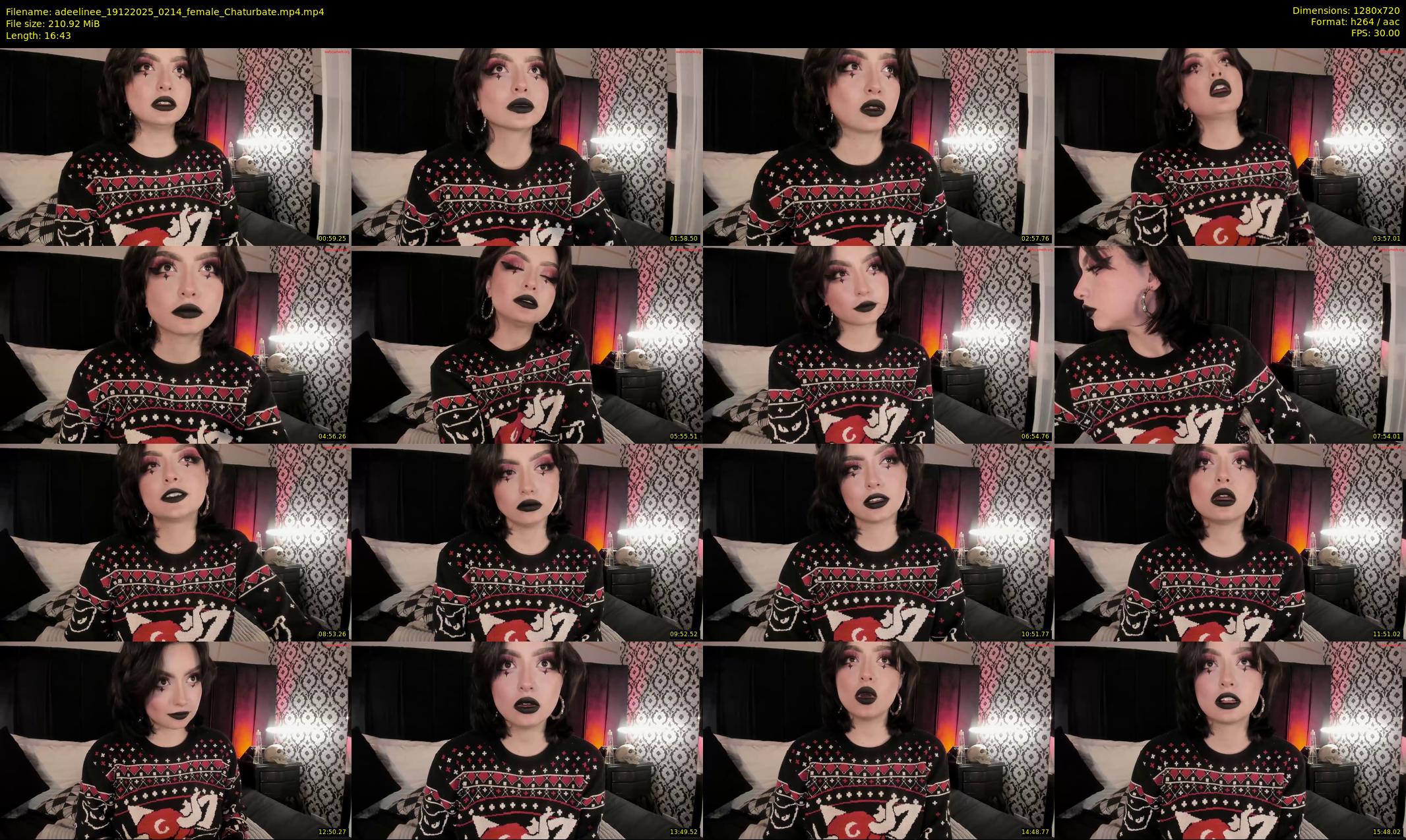 adeelinee — 17 minute Chaturbate female cam show recording, 720p, Dec 19, 2025