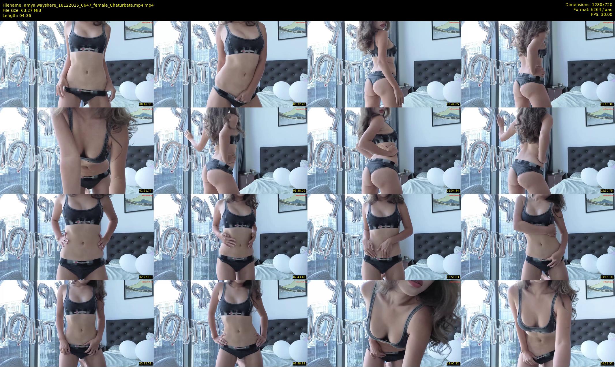 amyalwayshere — 5 minute Chaturbate female cam show recording, 720p, Dec 18, 2025