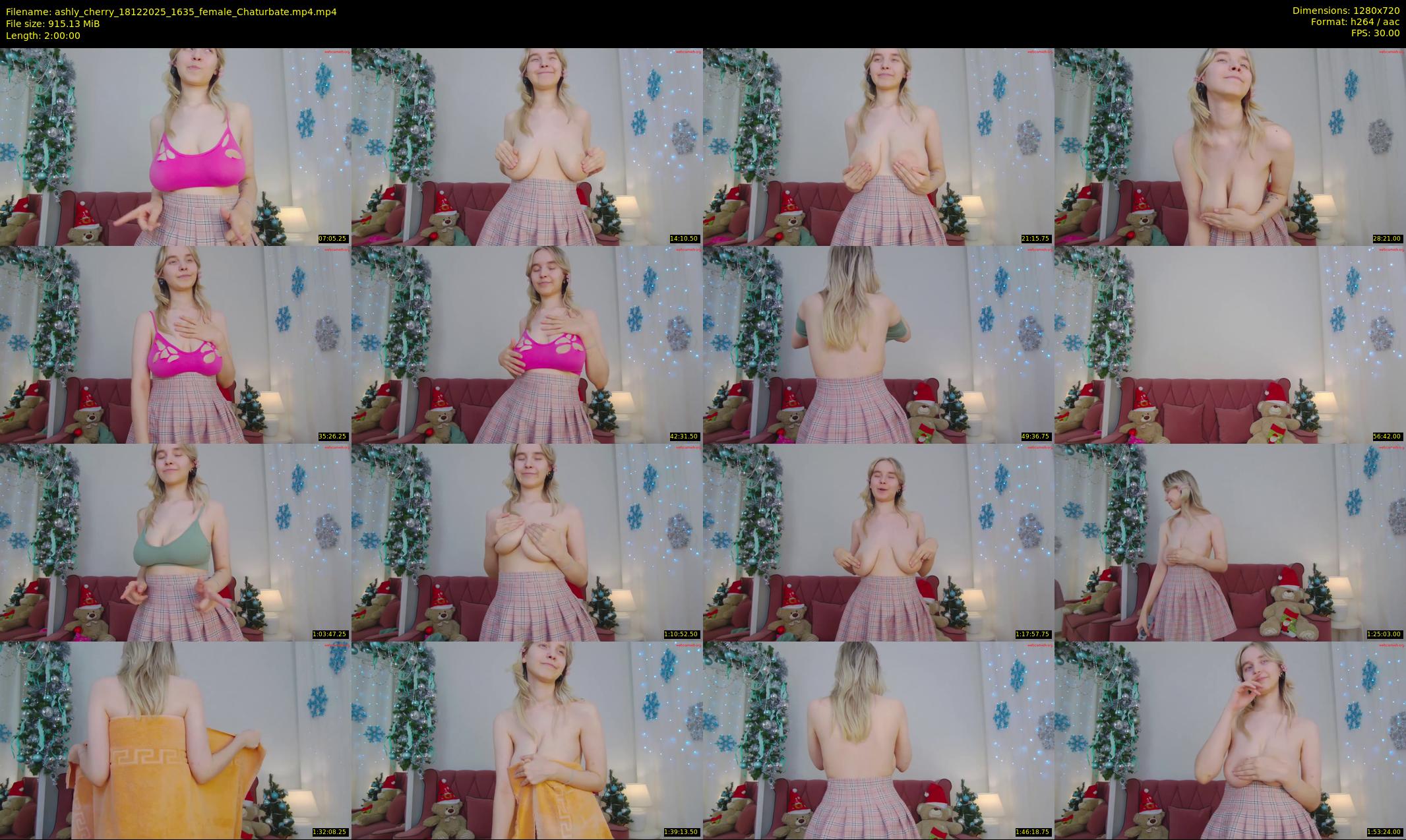 ashly_cherry — 120 minute Chaturbate female cam show recording, 720p, Dec 18, 2025