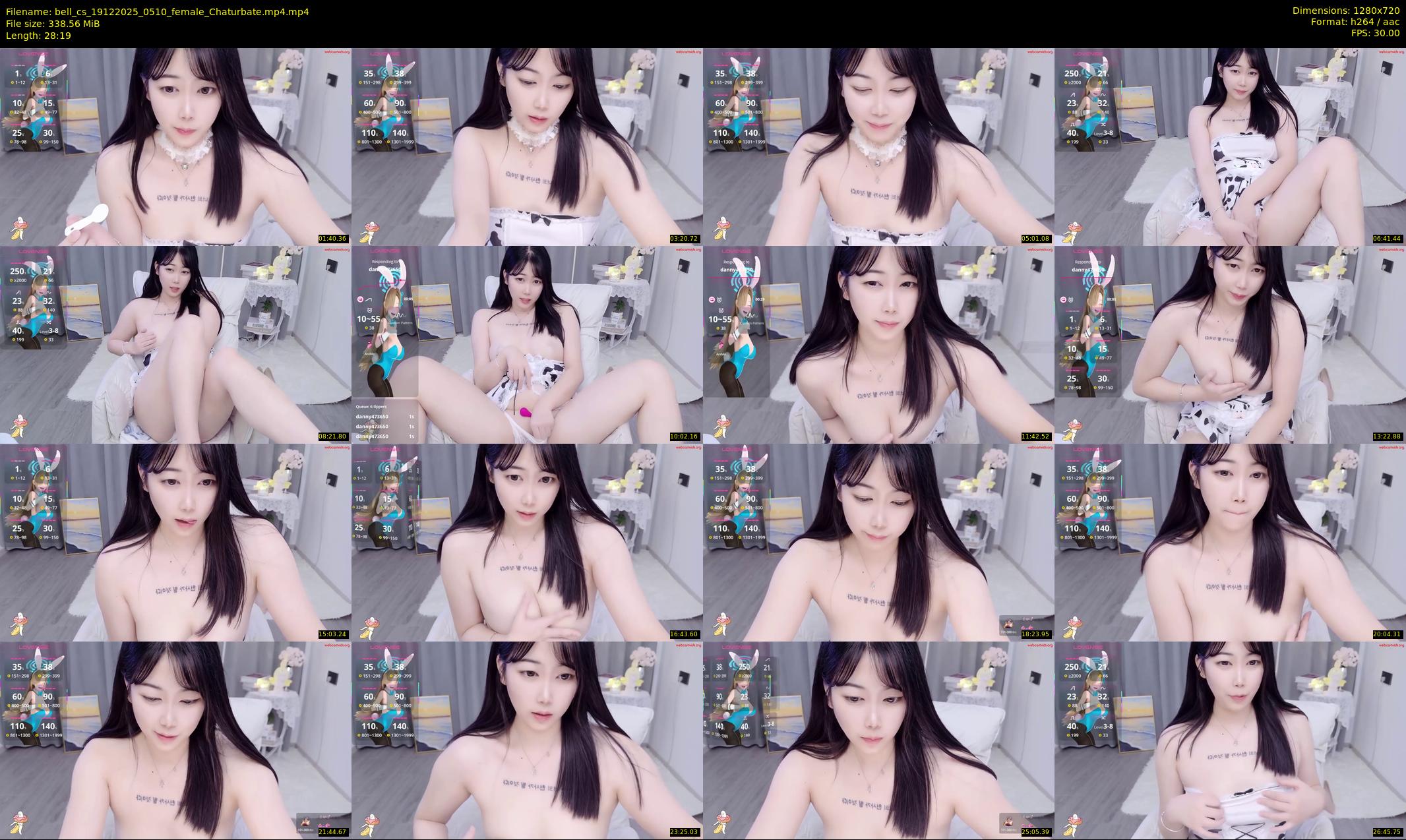 bell_cs — 29 minute Chaturbate female cam show recording, 720p, Dec 19, 2025