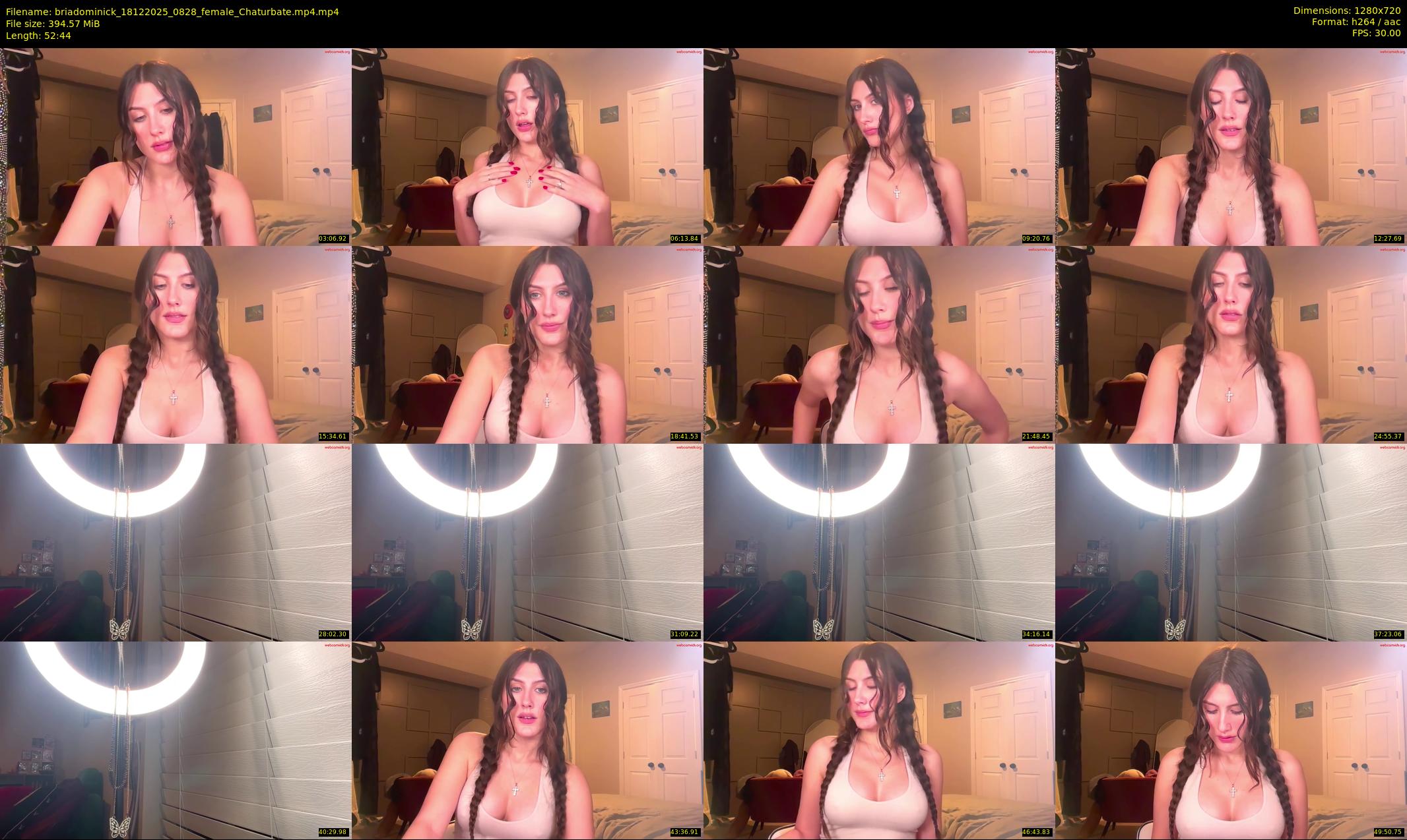 briadominick — 53 minute Chaturbate couple cam show recording, 720p, Dec 18, 2025