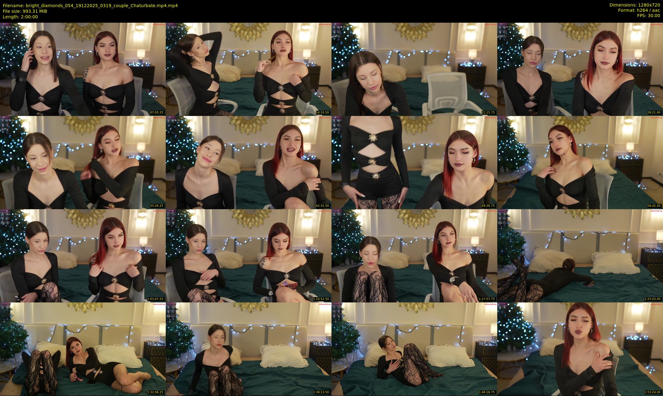 bright_diamonds_054 — 120 minute Chaturbate couple cam show recording, 720p, Dec 19, 2025