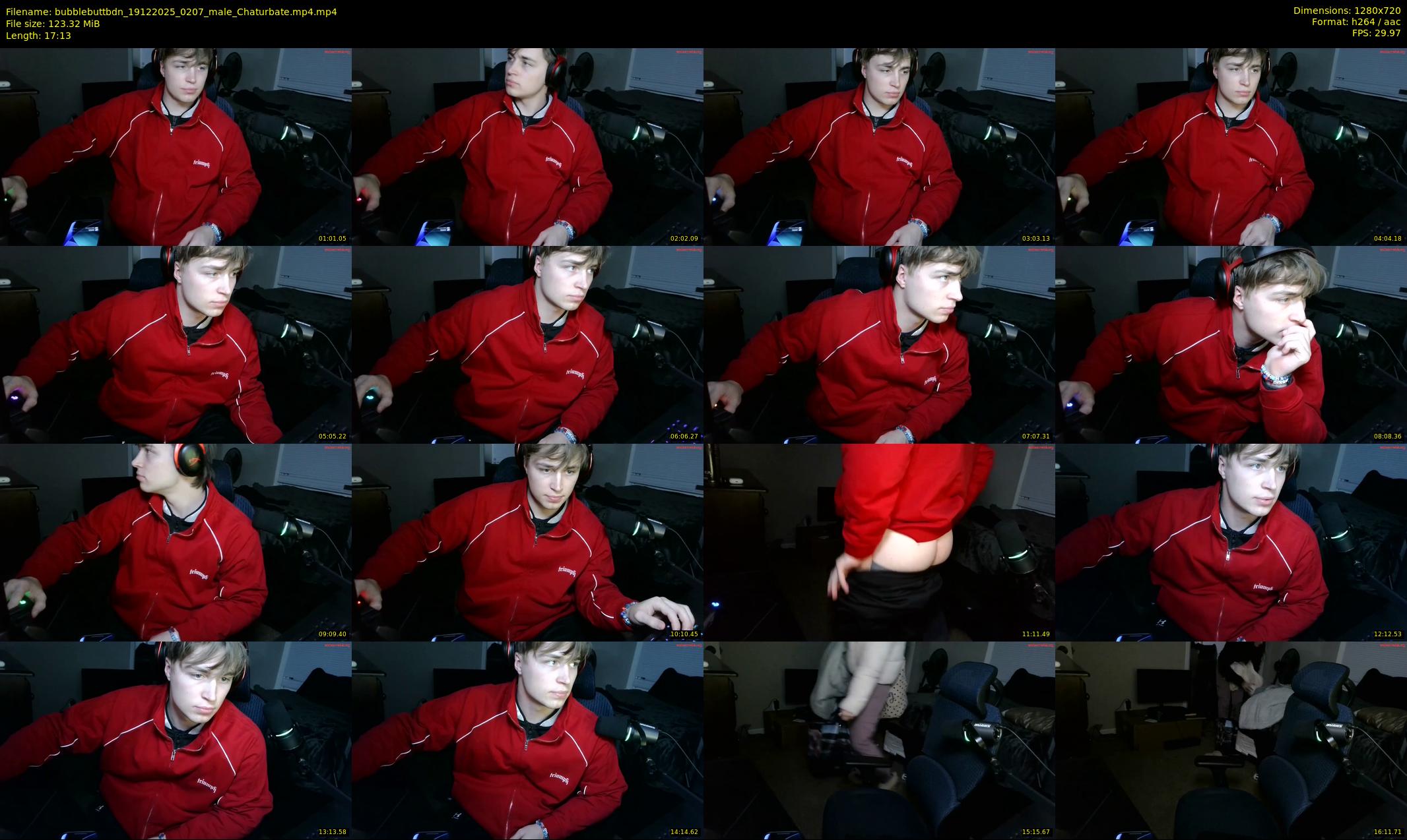 bubblebuttbdn — 18 minute Chaturbate male cam show recording, 720p, Dec 19, 2025