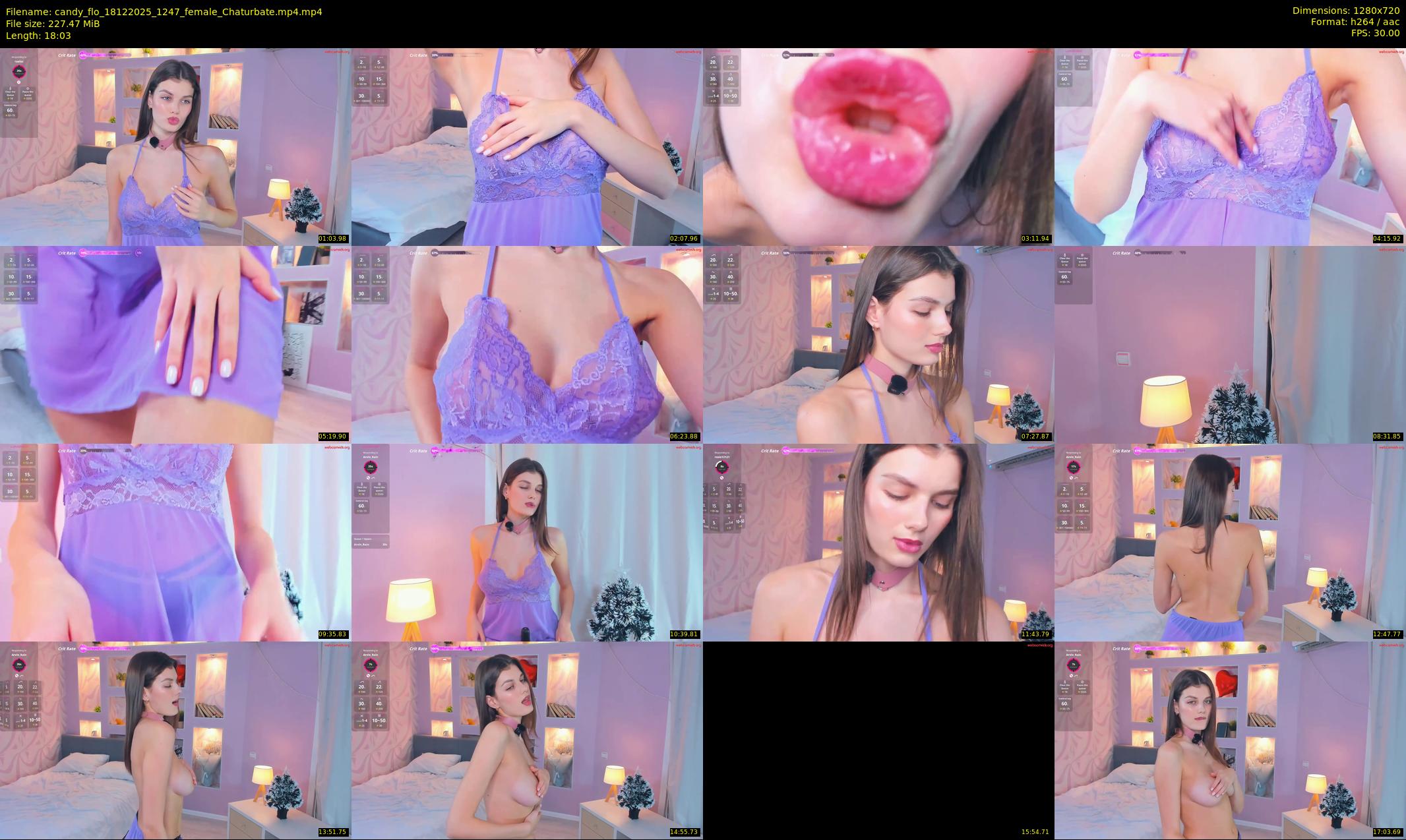 candy_flo — 19 minute Chaturbate female cam show recording, 720p, Dec 18, 2025