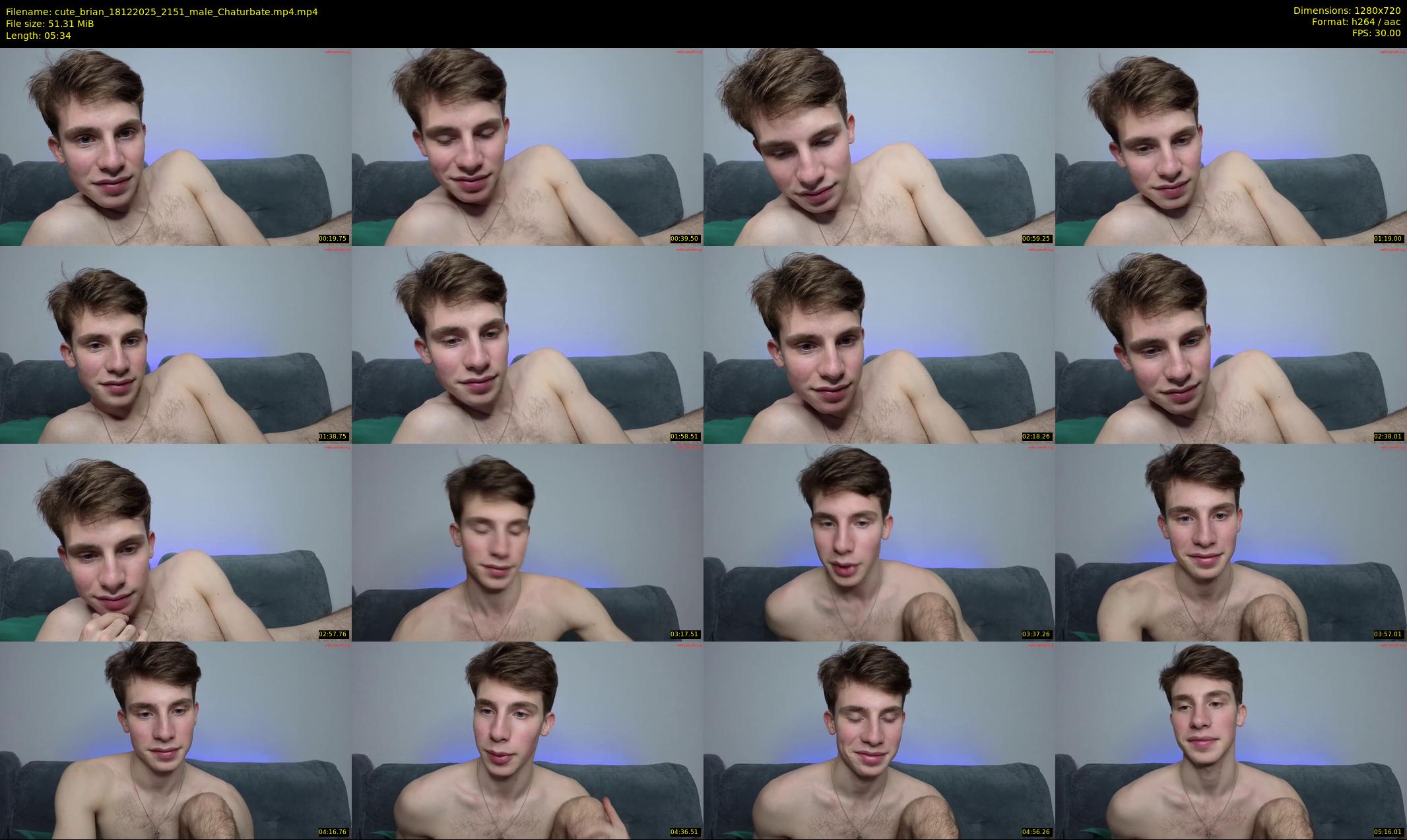 cute_brian — 6 minute Chaturbate male cam show recording, 720p, Dec 18, 2025