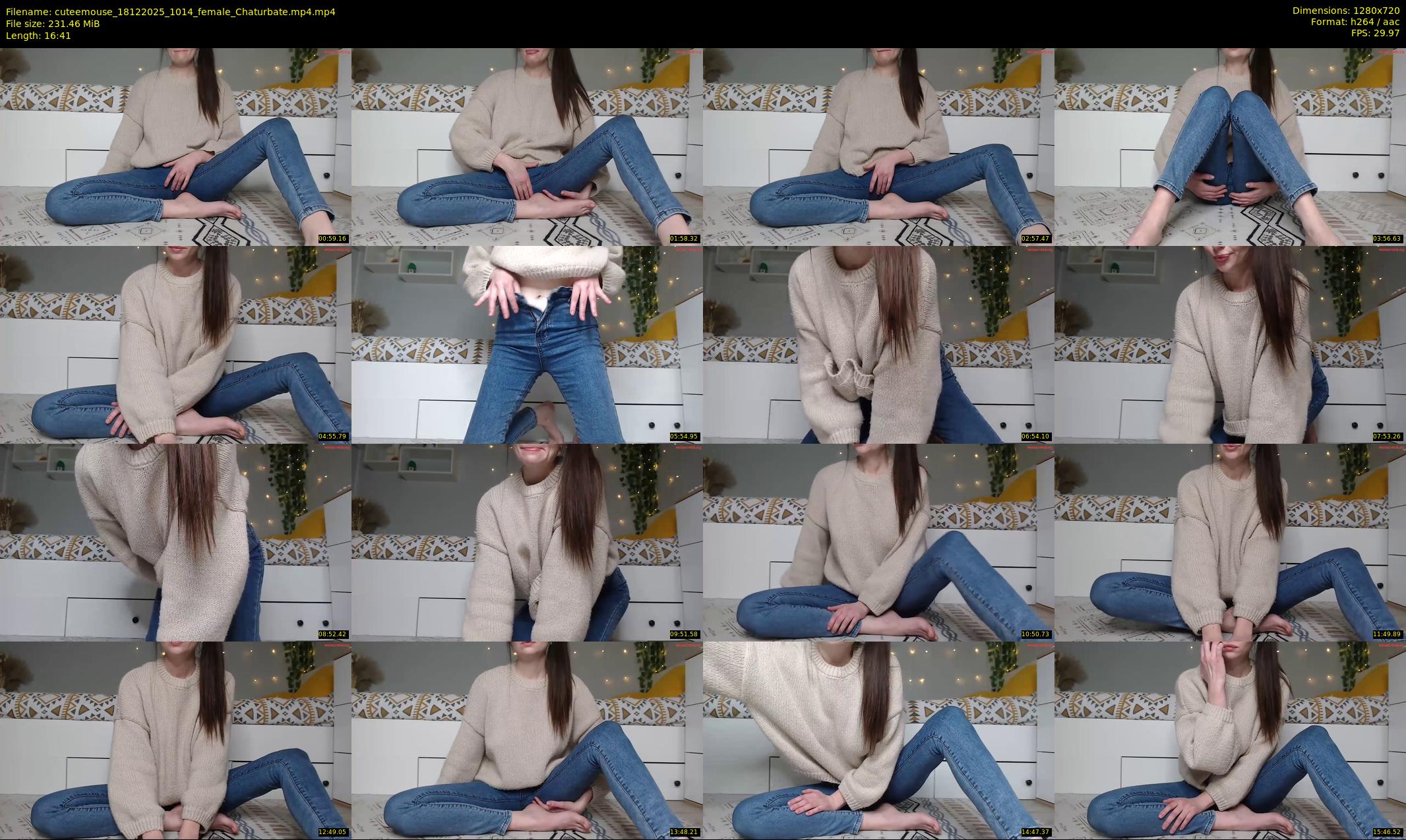 cuteemouse — 17 minute Chaturbate female cam show recording, 720p, Dec 18, 2025