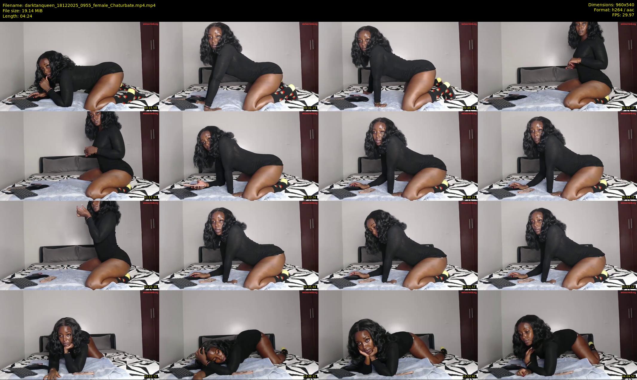 darktanqueen — 5 minute Chaturbate female cam show recording, 480p, Dec 18, 2025