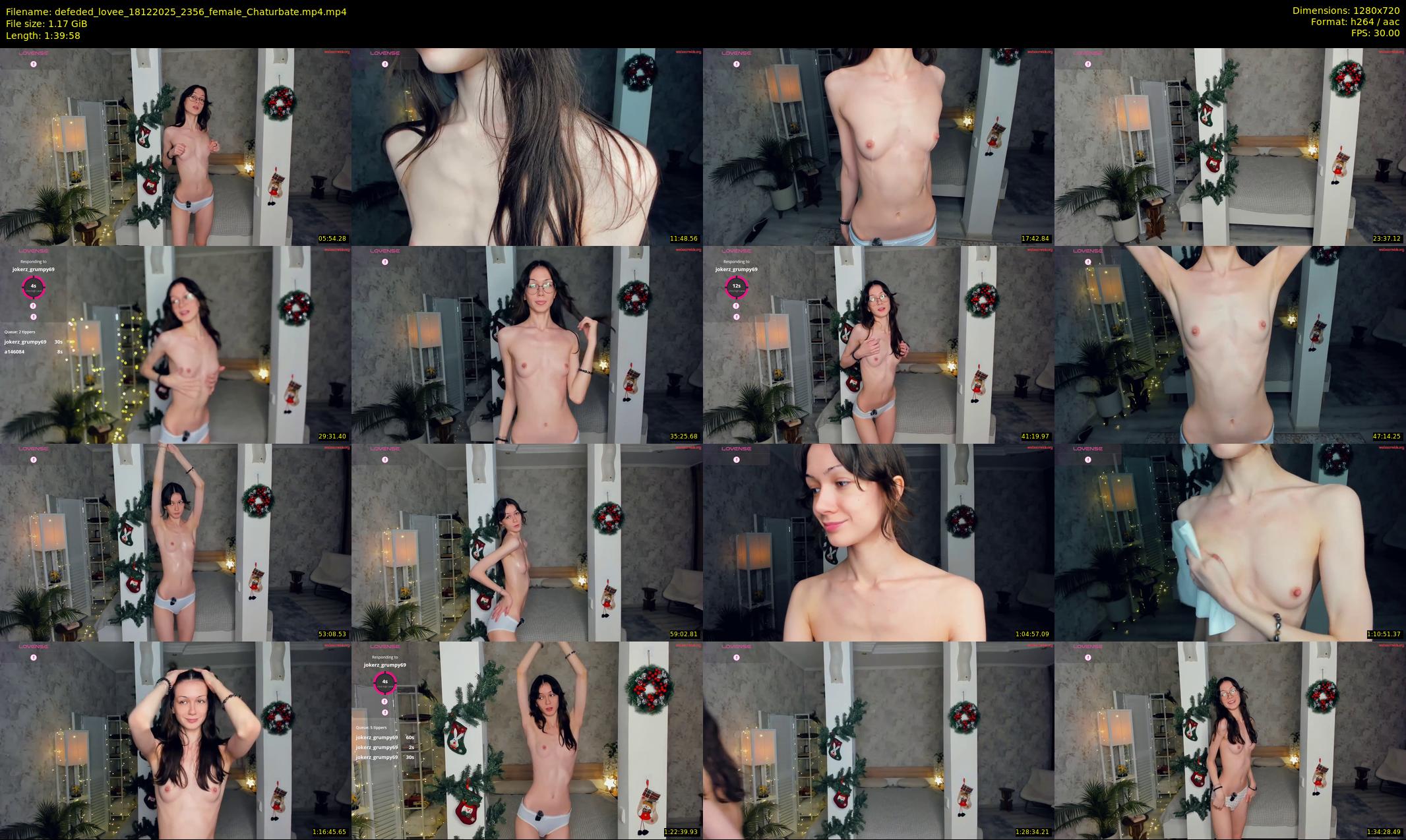 defeded_lovee — 100 minute Chaturbate female cam show recording, 720p, Dec 18, 2025