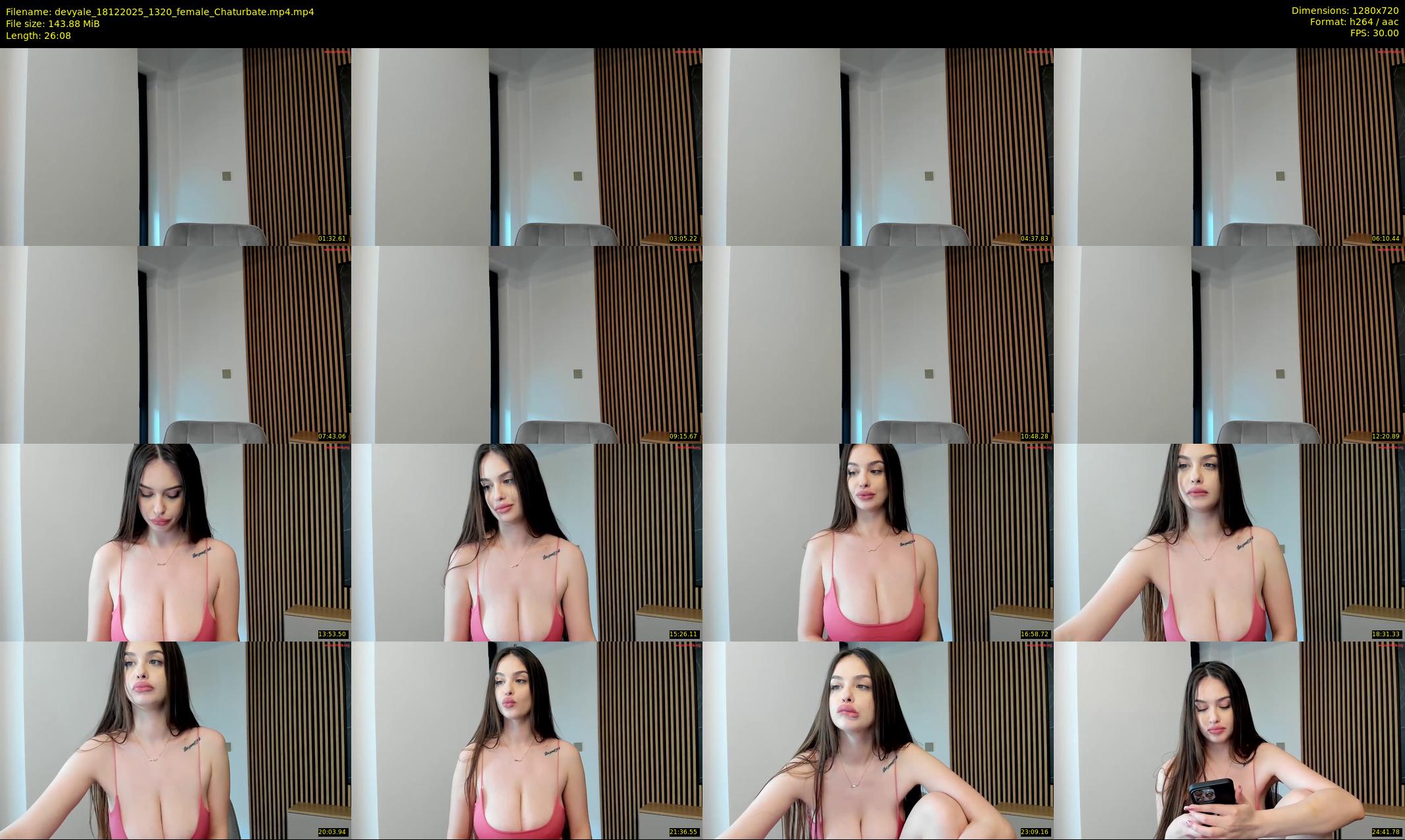 devyale — 27 minute Chaturbate female cam show recording, 720p, Dec 18, 2025