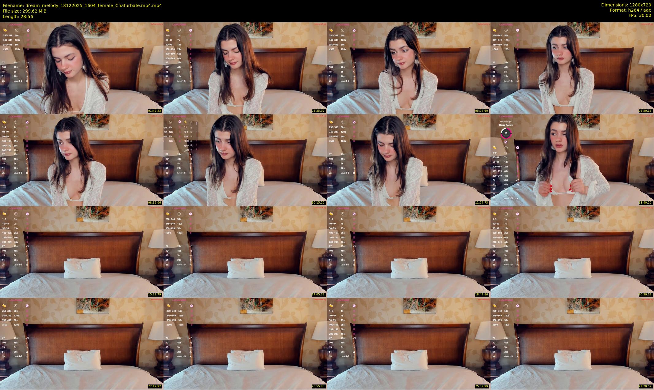 dream_melody — 29 minute Chaturbate female cam show recording, 720p, Dec 18, 2025