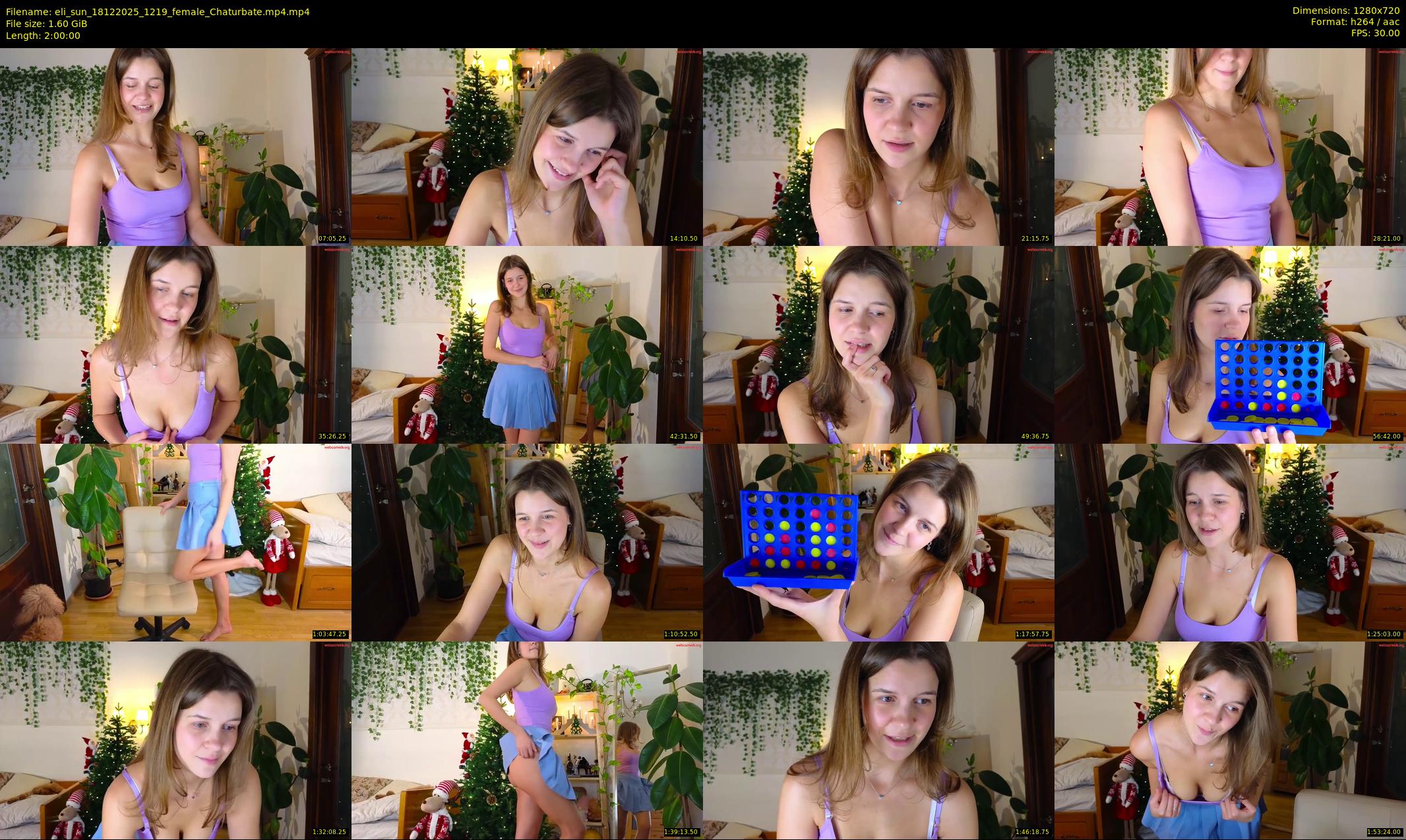 eli_sun — 120 minute Chaturbate female cam show recording, 720p, Dec 18, 2025
