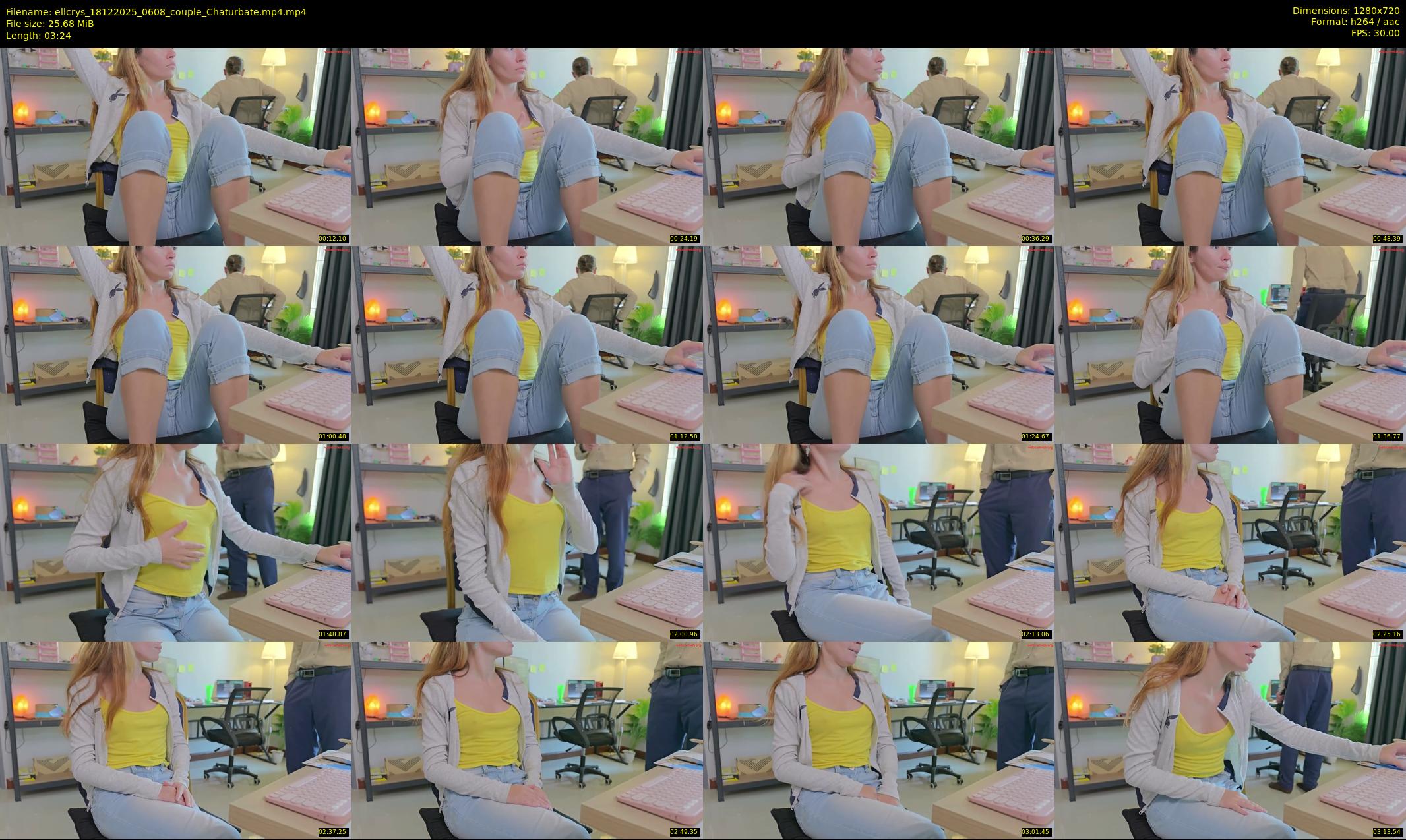 ellcrys — 4 minute Chaturbate couple cam show recording, 720p, Dec 18, 2025