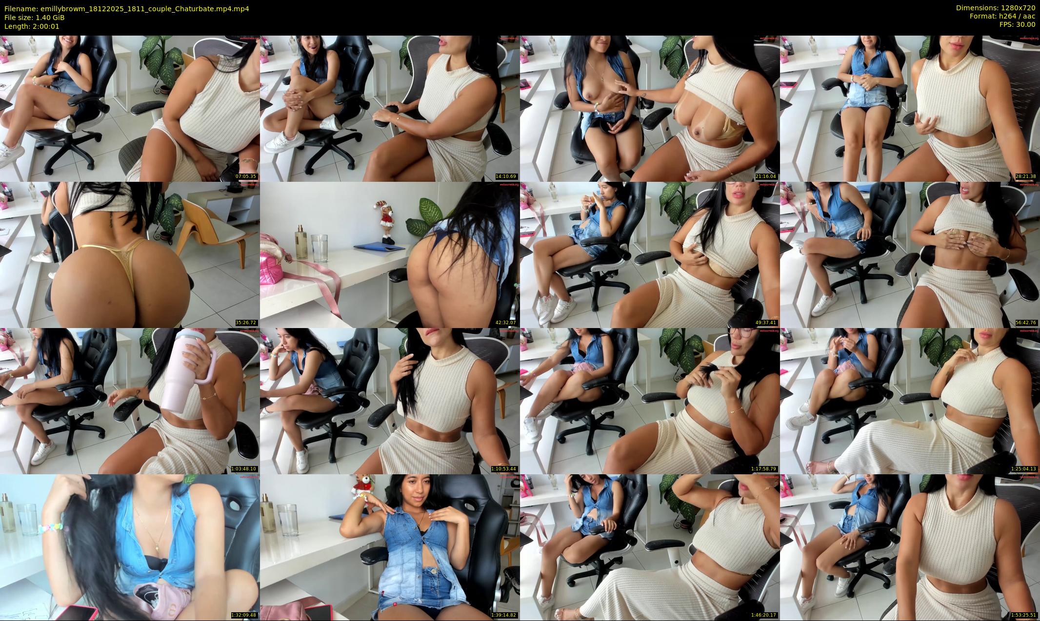 emillybrowm — 121 minute Chaturbate couple cam show recording, 720p, Dec 18, 2025