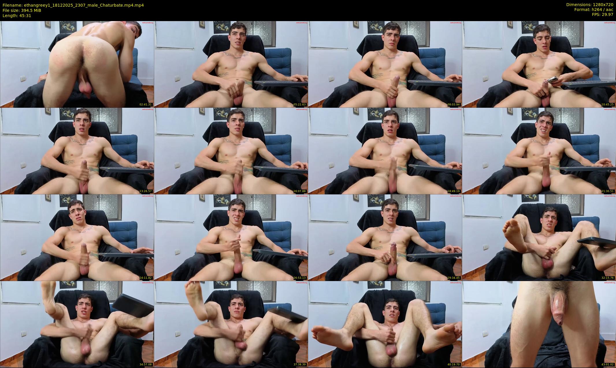 ethangreey1 — 46 minute Chaturbate male cam show recording, 720p, Dec 18, 2025