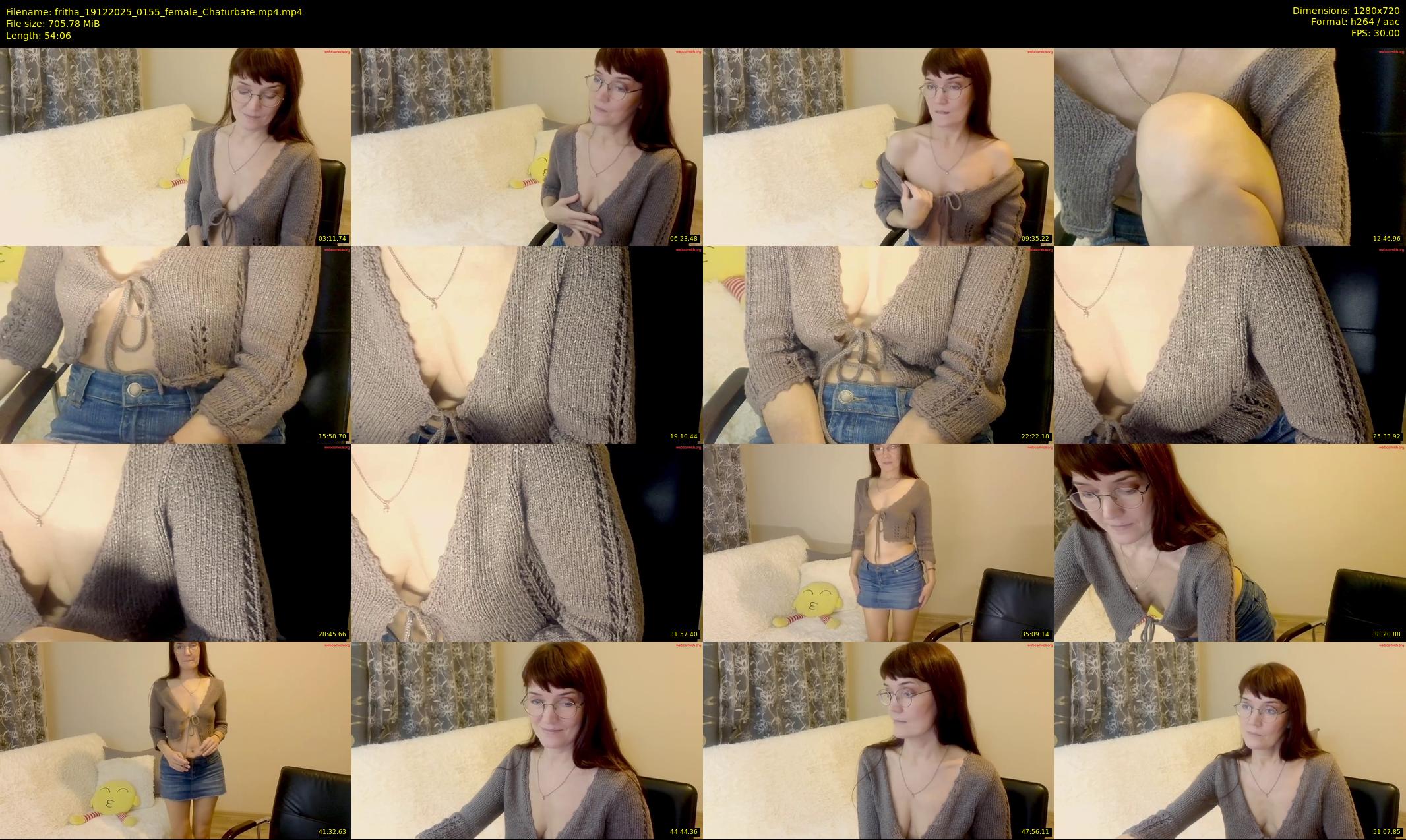 fritha — 55 minute Chaturbate female cam show recording, 720p, Dec 19, 2025